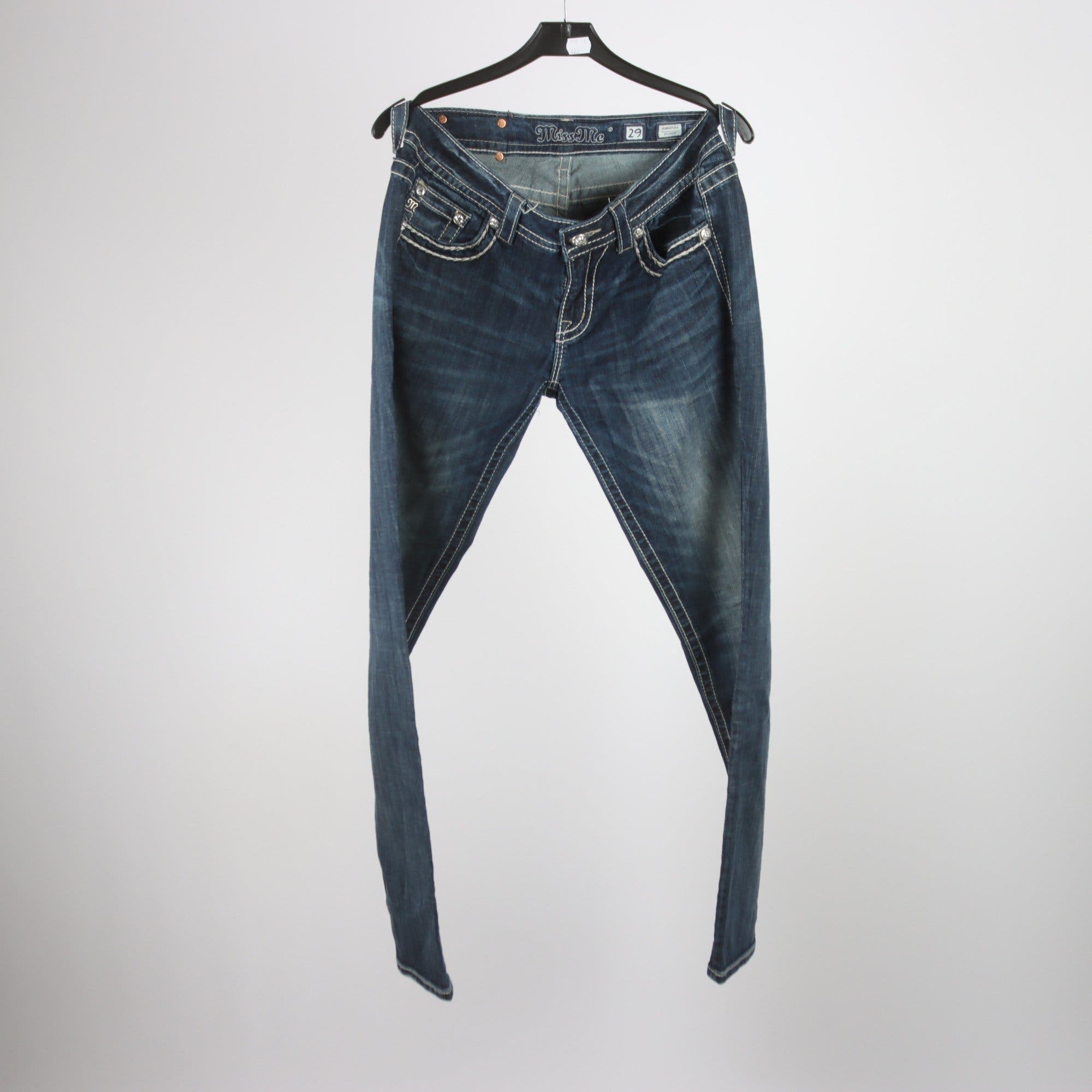 Jeans, Miss Me, blå, stl. 29″.