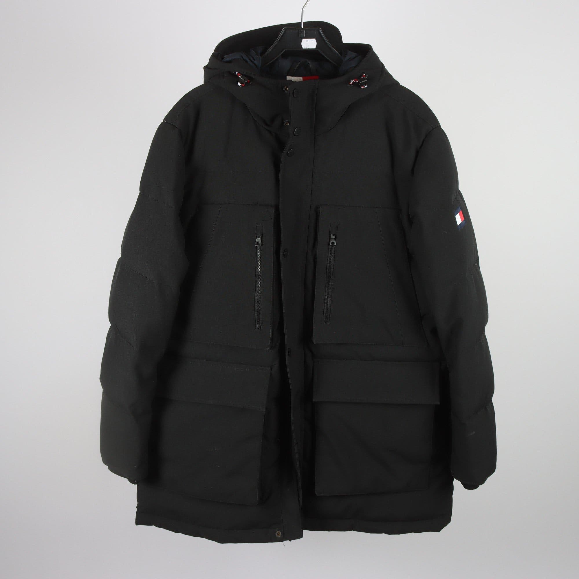 Dunjacka, Tommy Hilfiger, svart, stl, XL.
