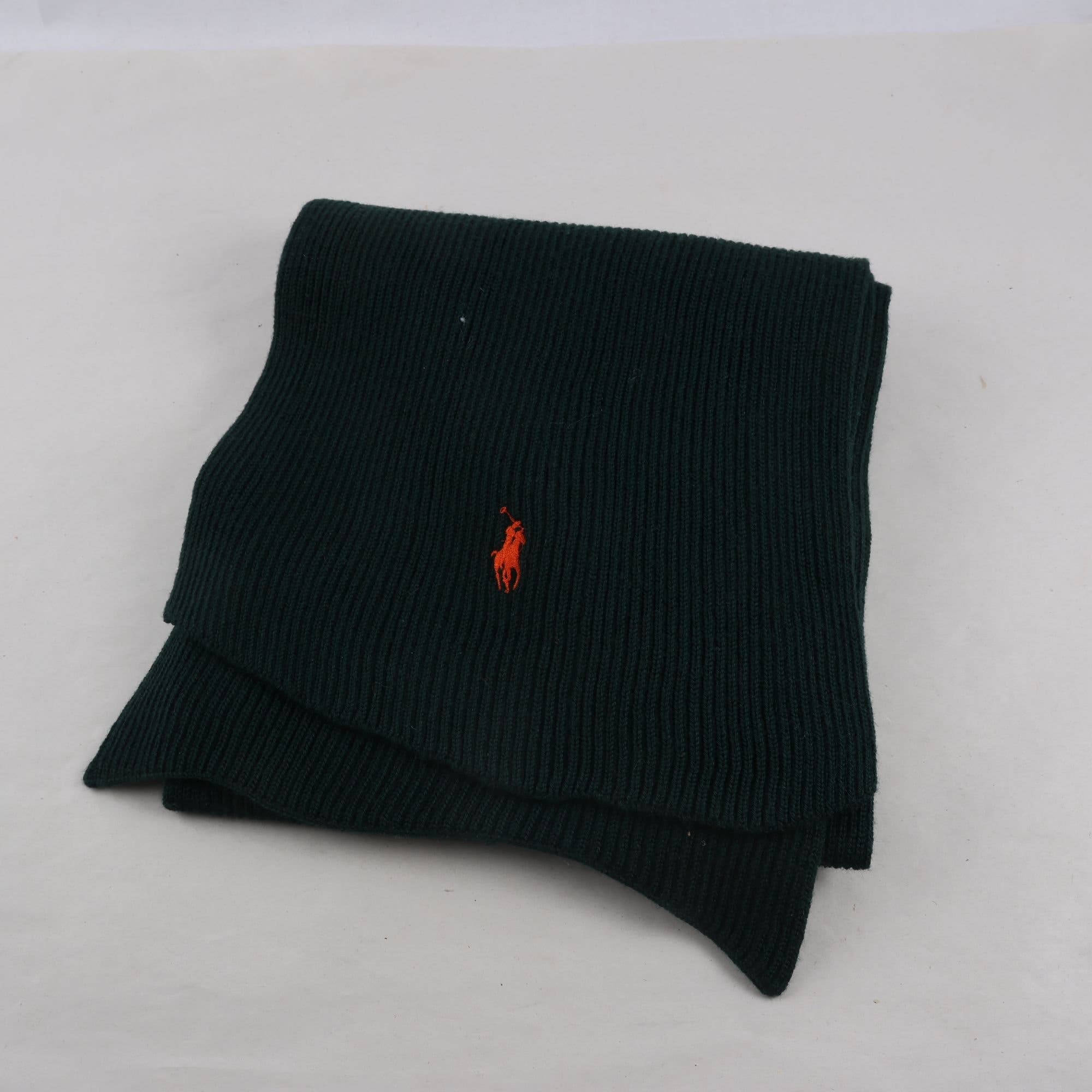 Halsduk, Polo Ralph Lauren, grön, 100% ull.