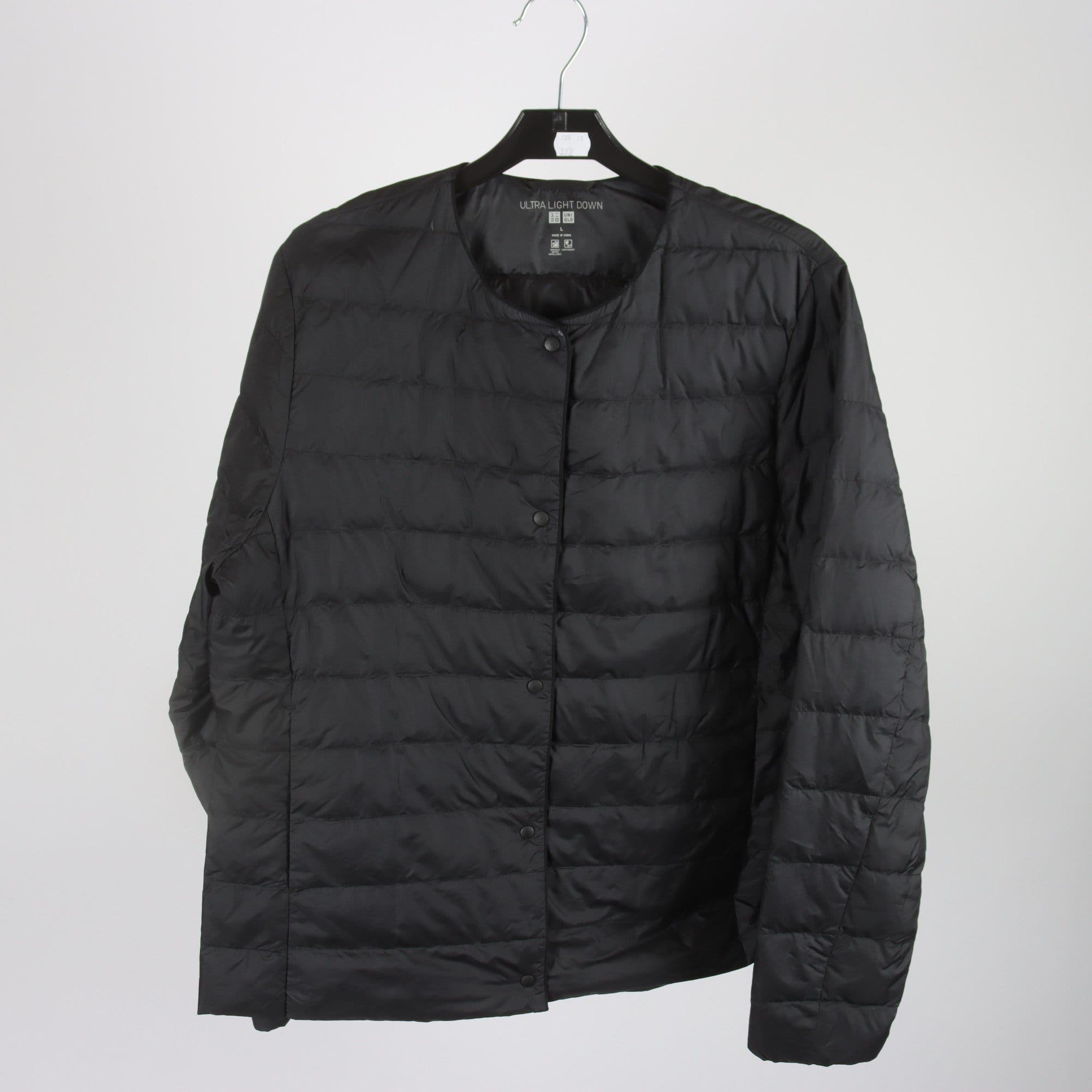 Dunjacka, Uniqlo, svart, stl. L.