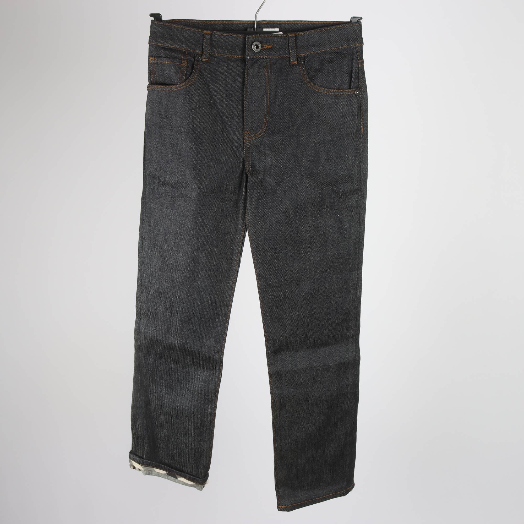 Jeans, Burberry, blå, stl. 140.