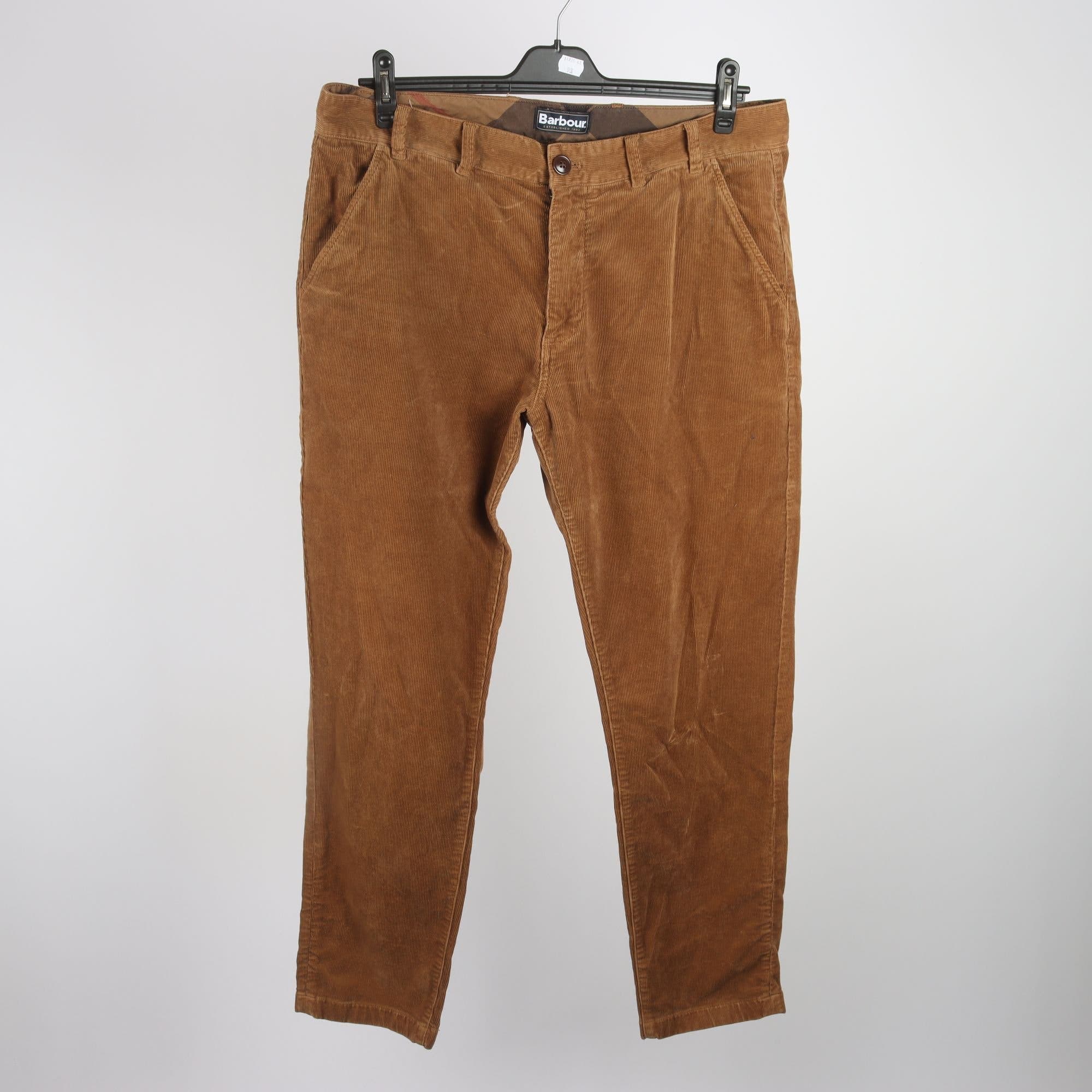 Manchesterbyxor, Barbour, brun, stl. W38 L32