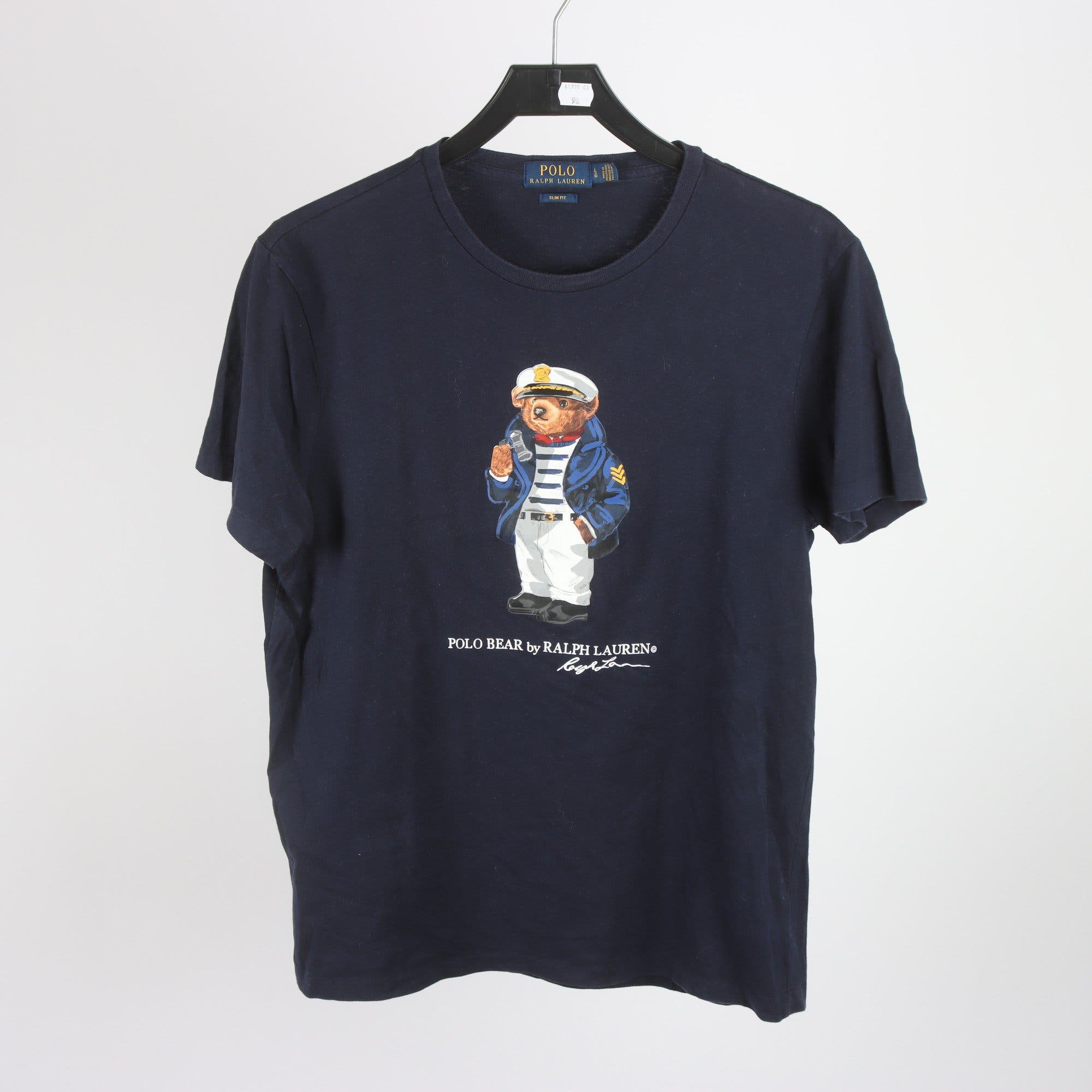 T-shirt, Polo Ralph Lauren, blå, stl. L