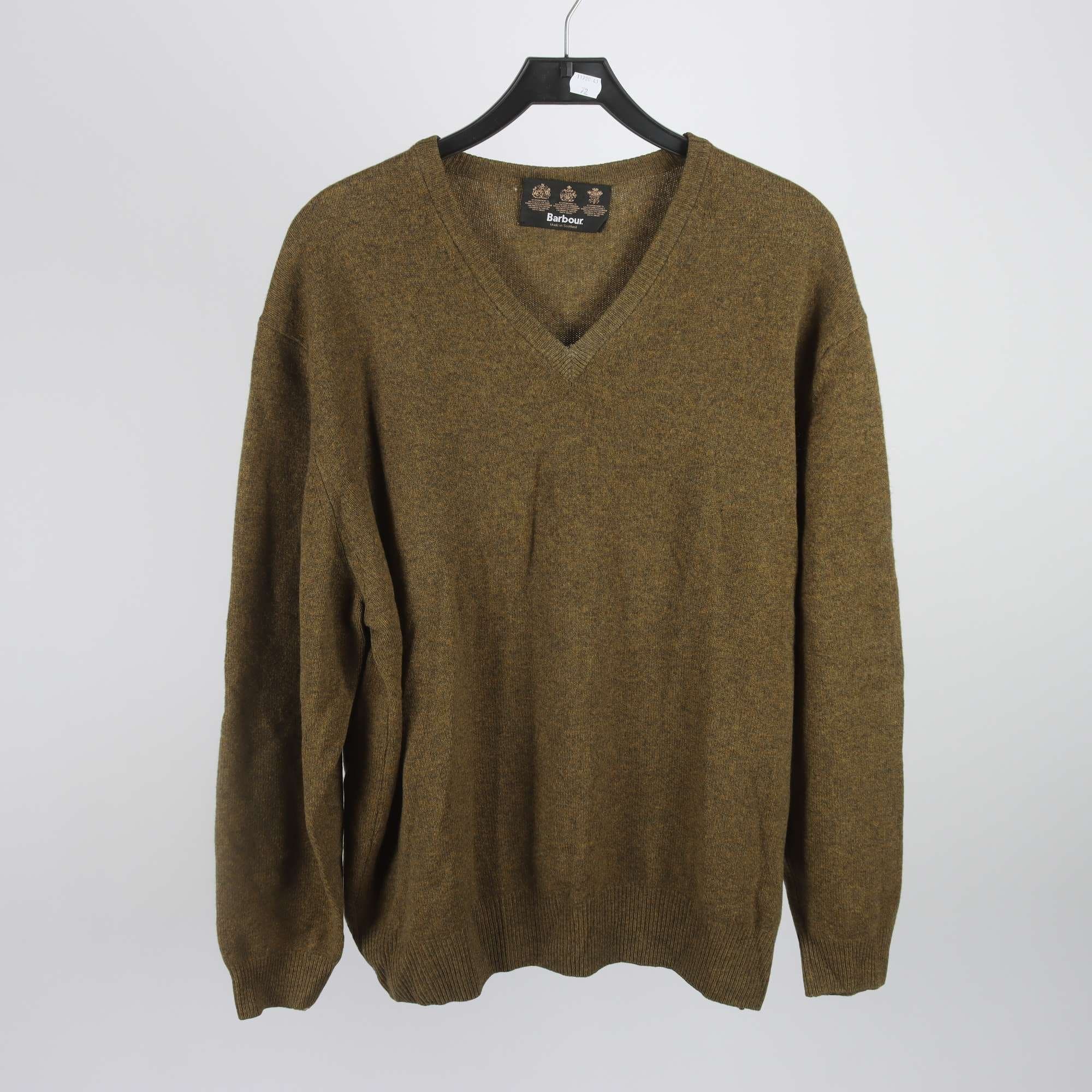 Tröja, Barbour, brun/grön, stl. XL
