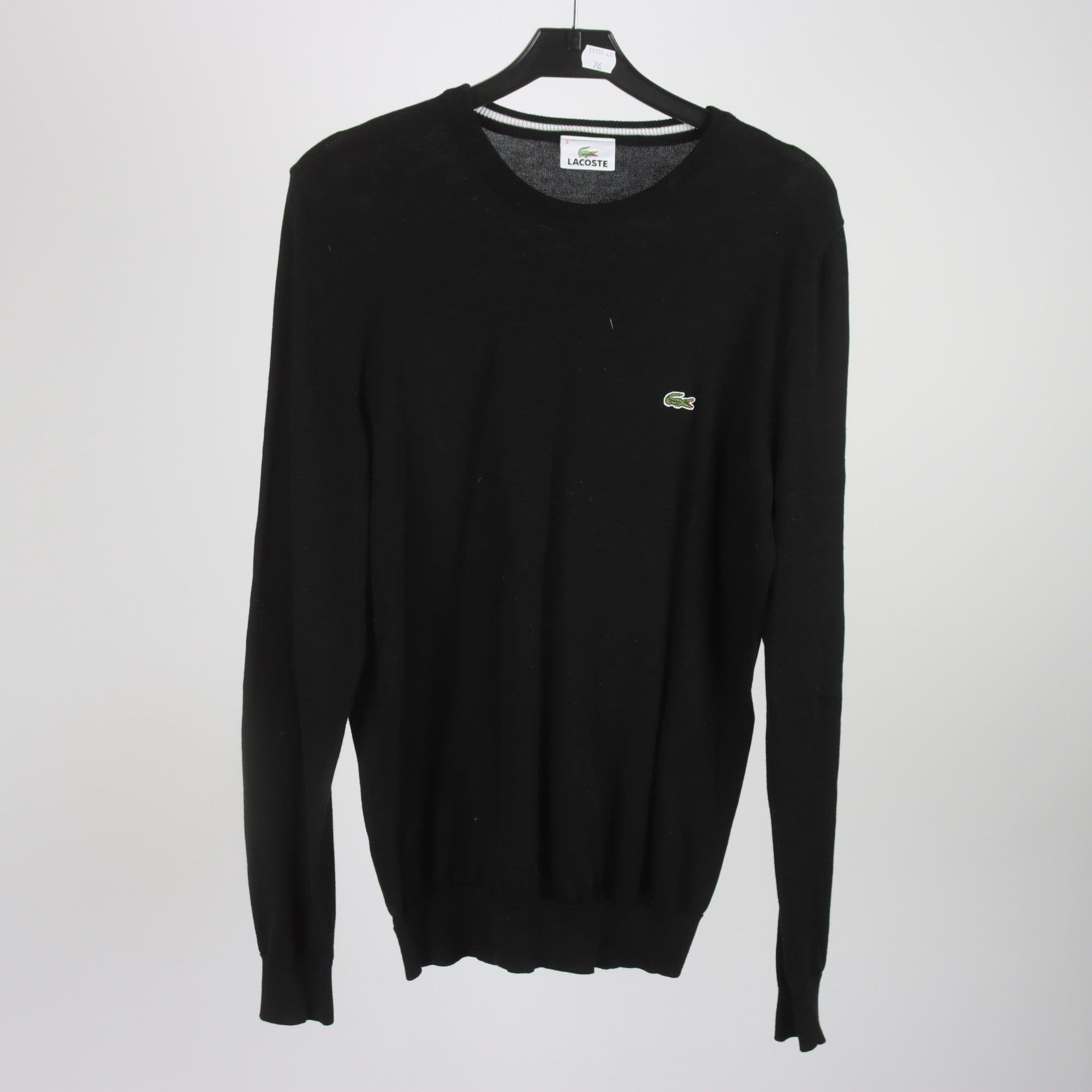 Tröja, Lacoste, svart, stl. 3 (S)