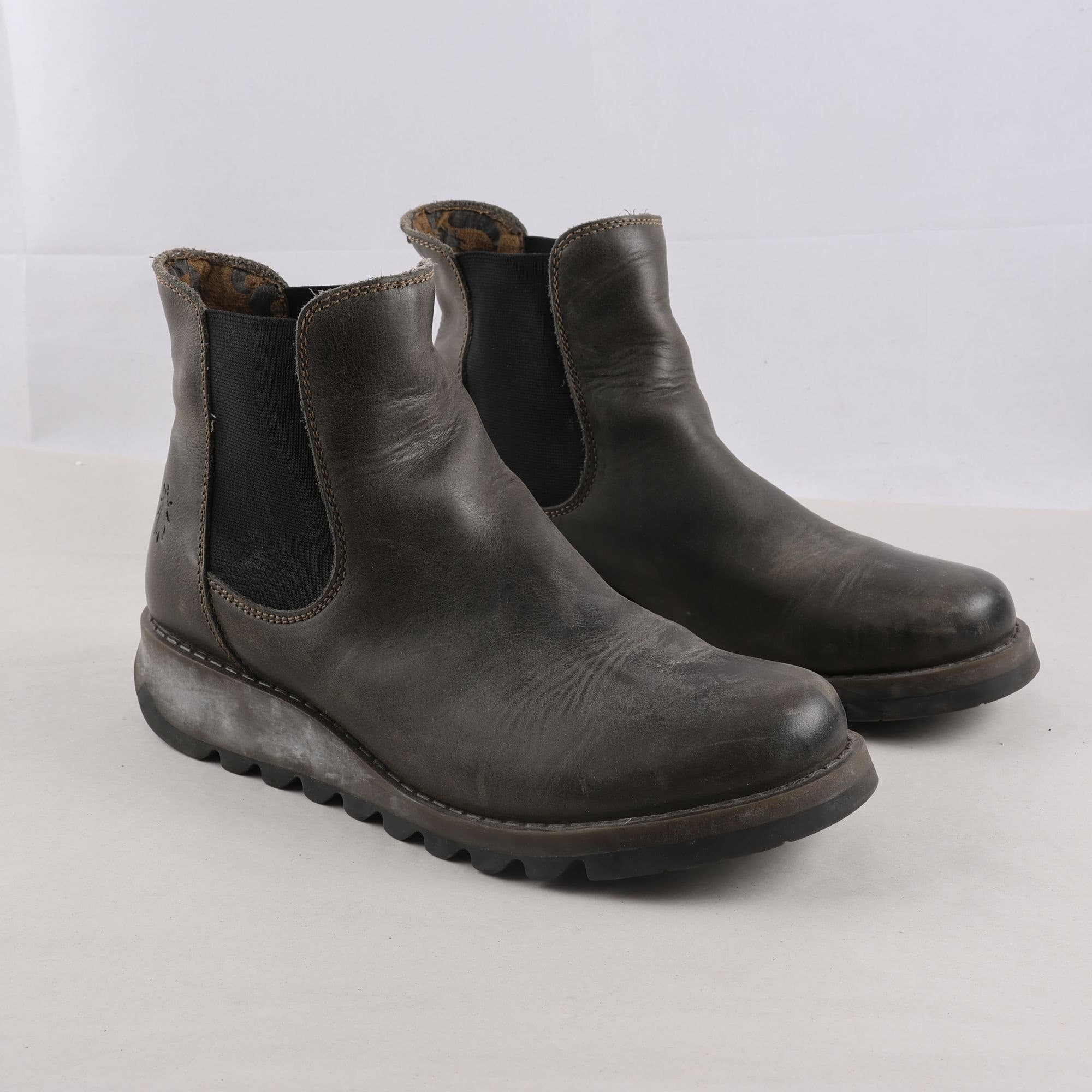 Boots, Fly London, läder, stl. 39