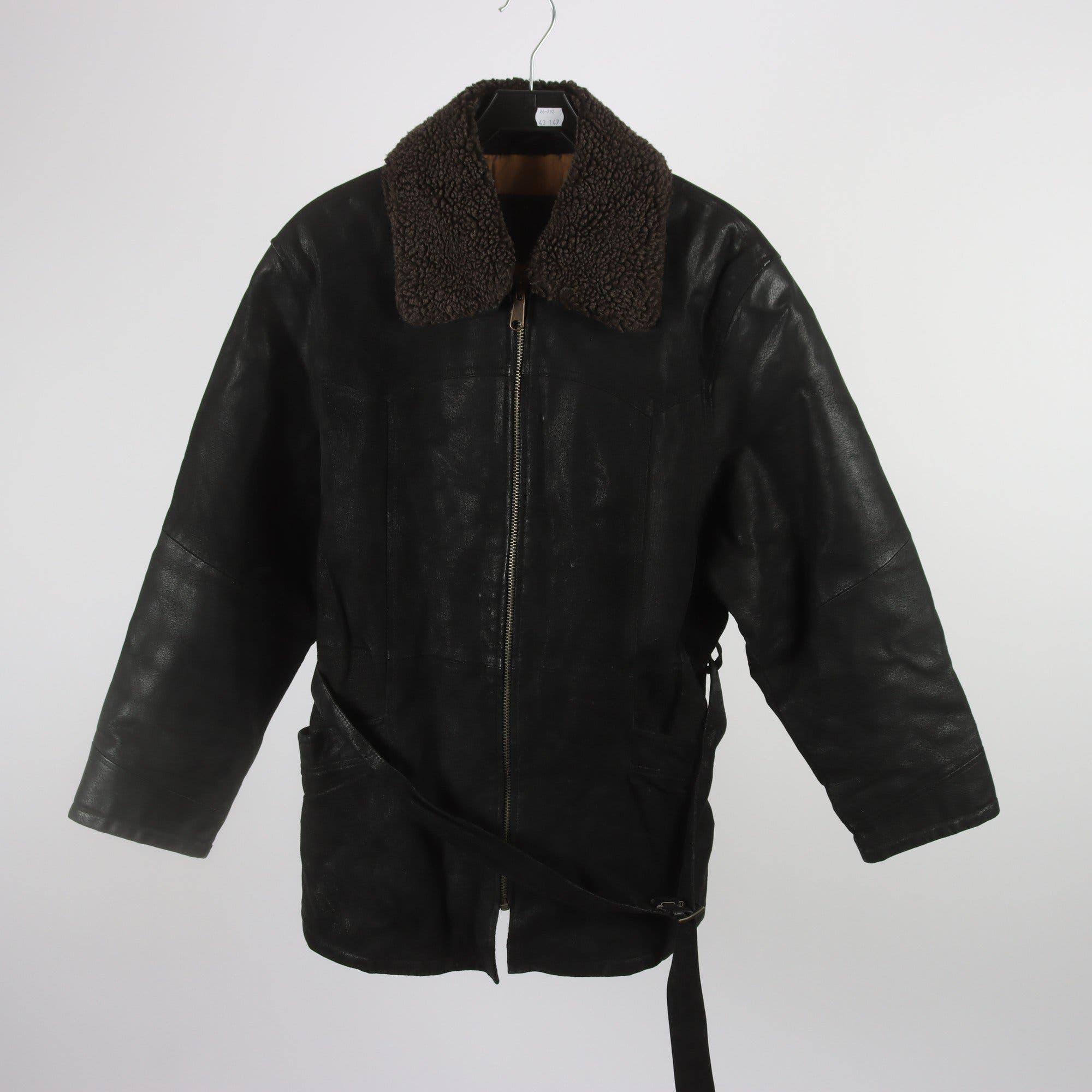 Skinnjacka, Geniuine Leather, stl. XL