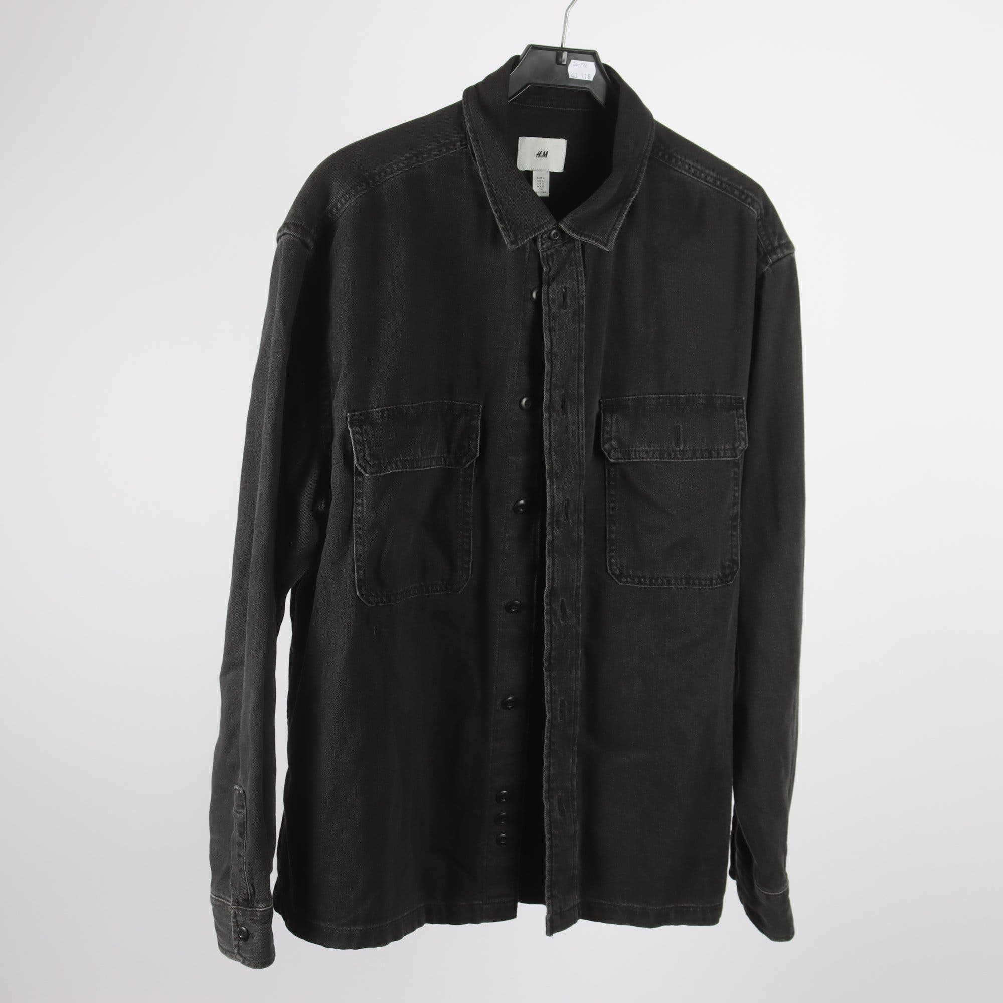 Jeansskjorta, H&M, stl. L