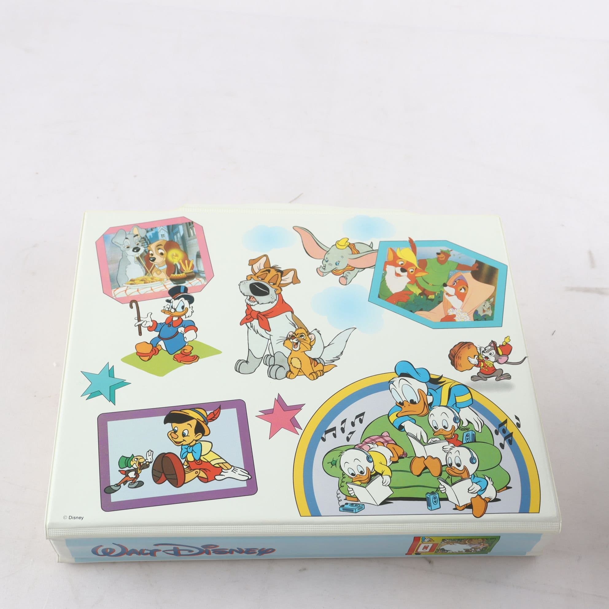 Walt disney musiksagor, kasettband med tillhörande sagoböcker.