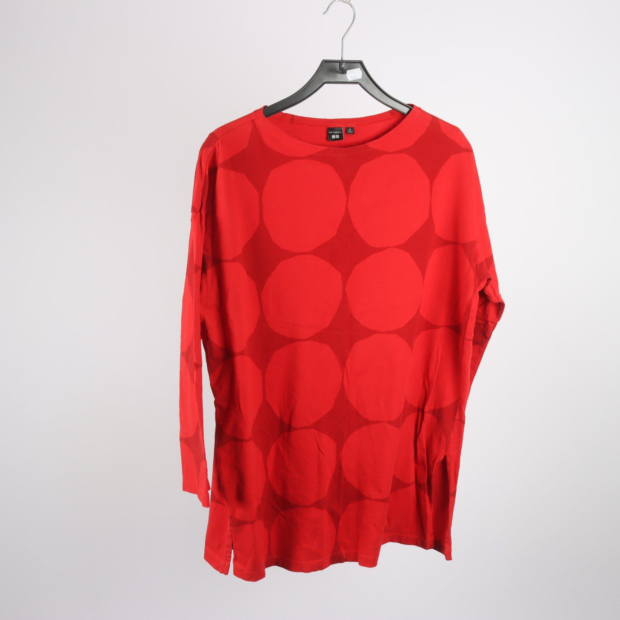 Tröja, Uniqlo x Marimekko, röd, stl. M