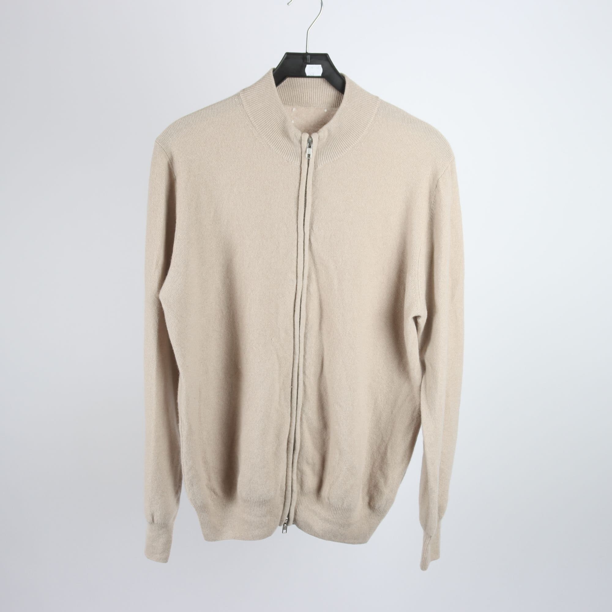 Tröja, Soft Goat, beige, 100% cashmere, stl. ca. L.