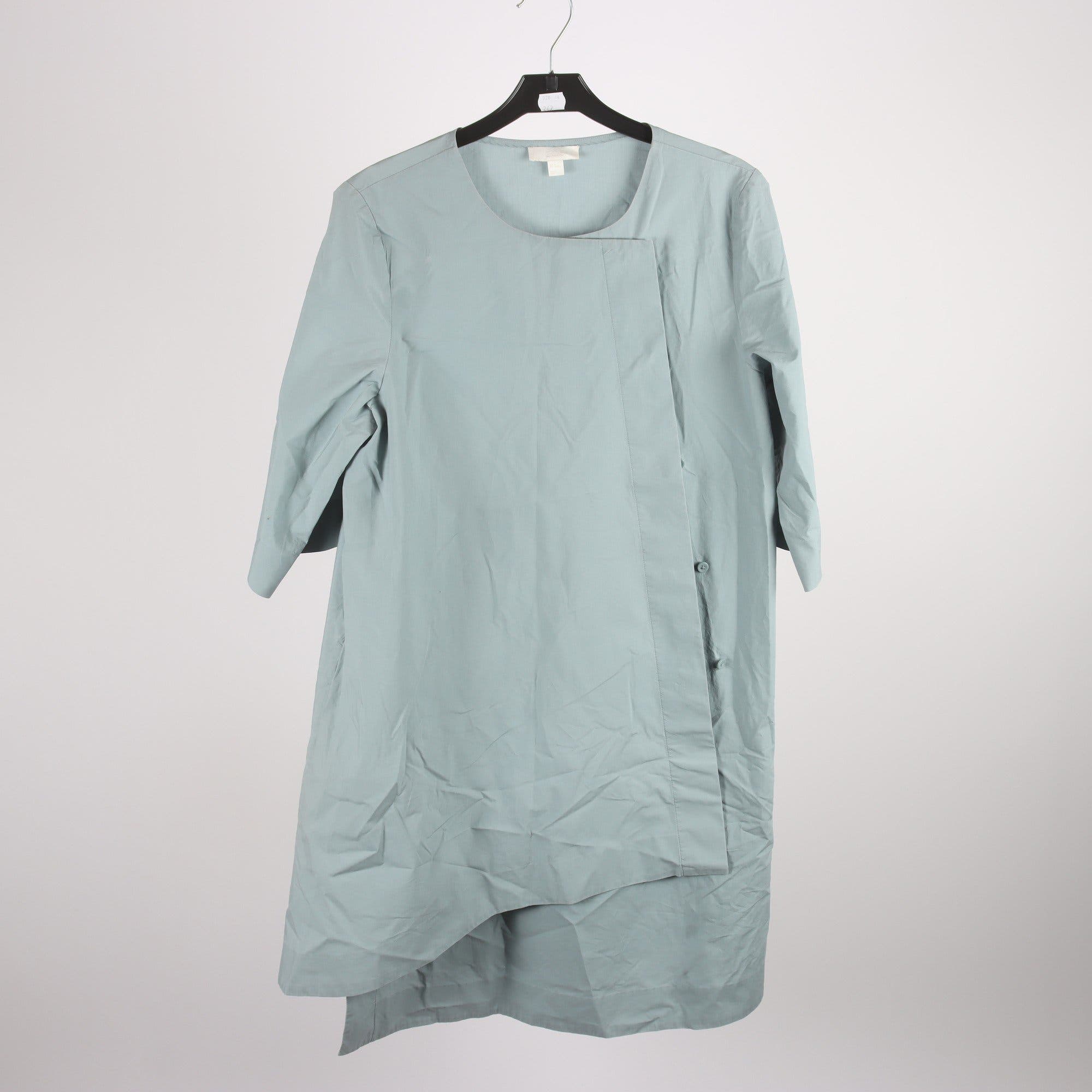 Blus, COS, grå/blå, stl. 36.