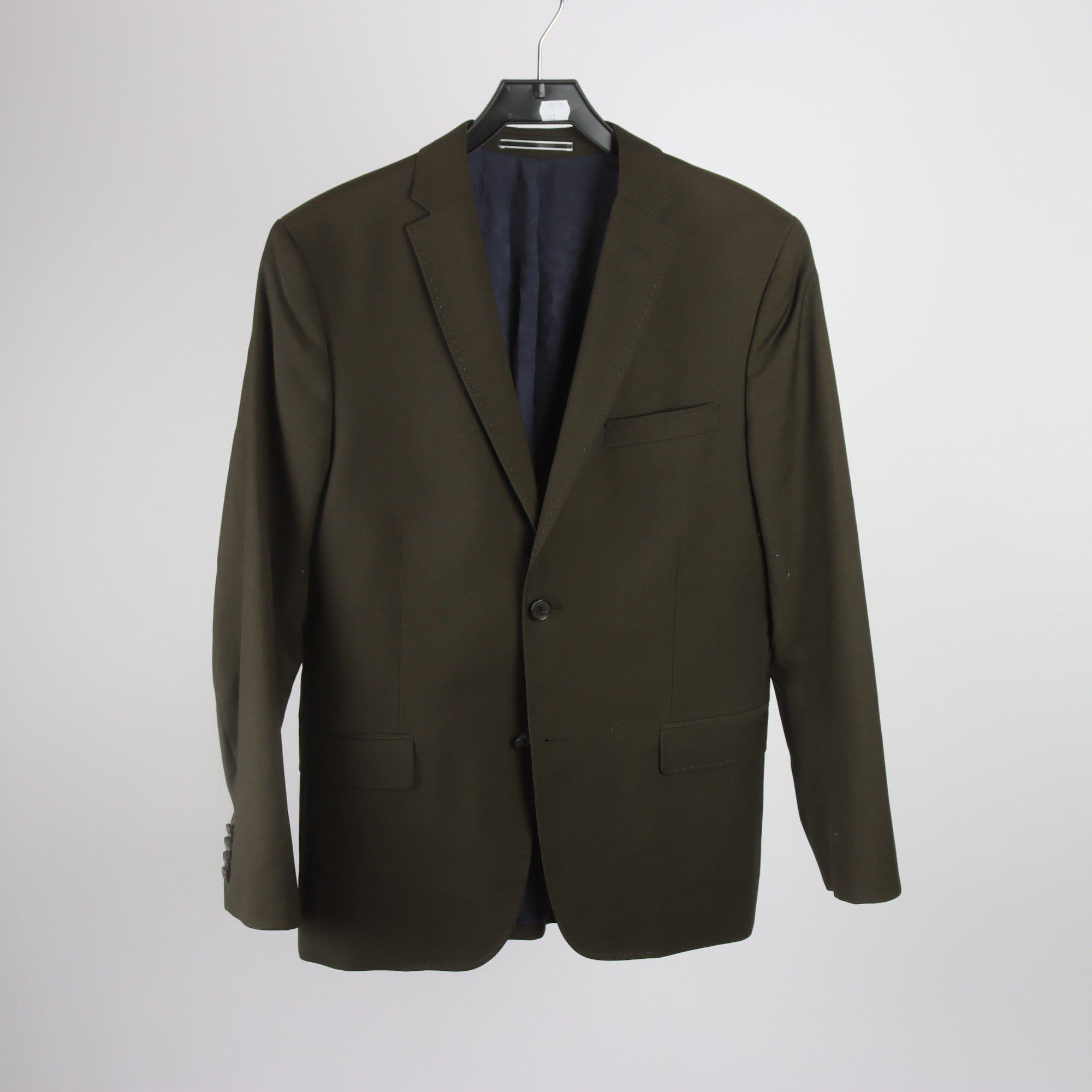 Kavaj, J.Lindeberg, grön, 100% ull, stl. 48R.