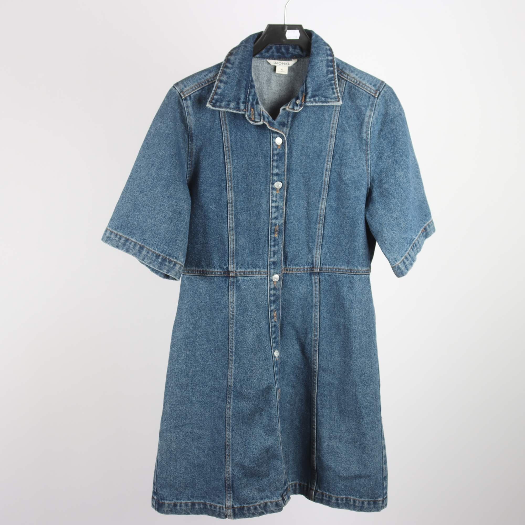 Jeansklänning, Monki, stl. 40