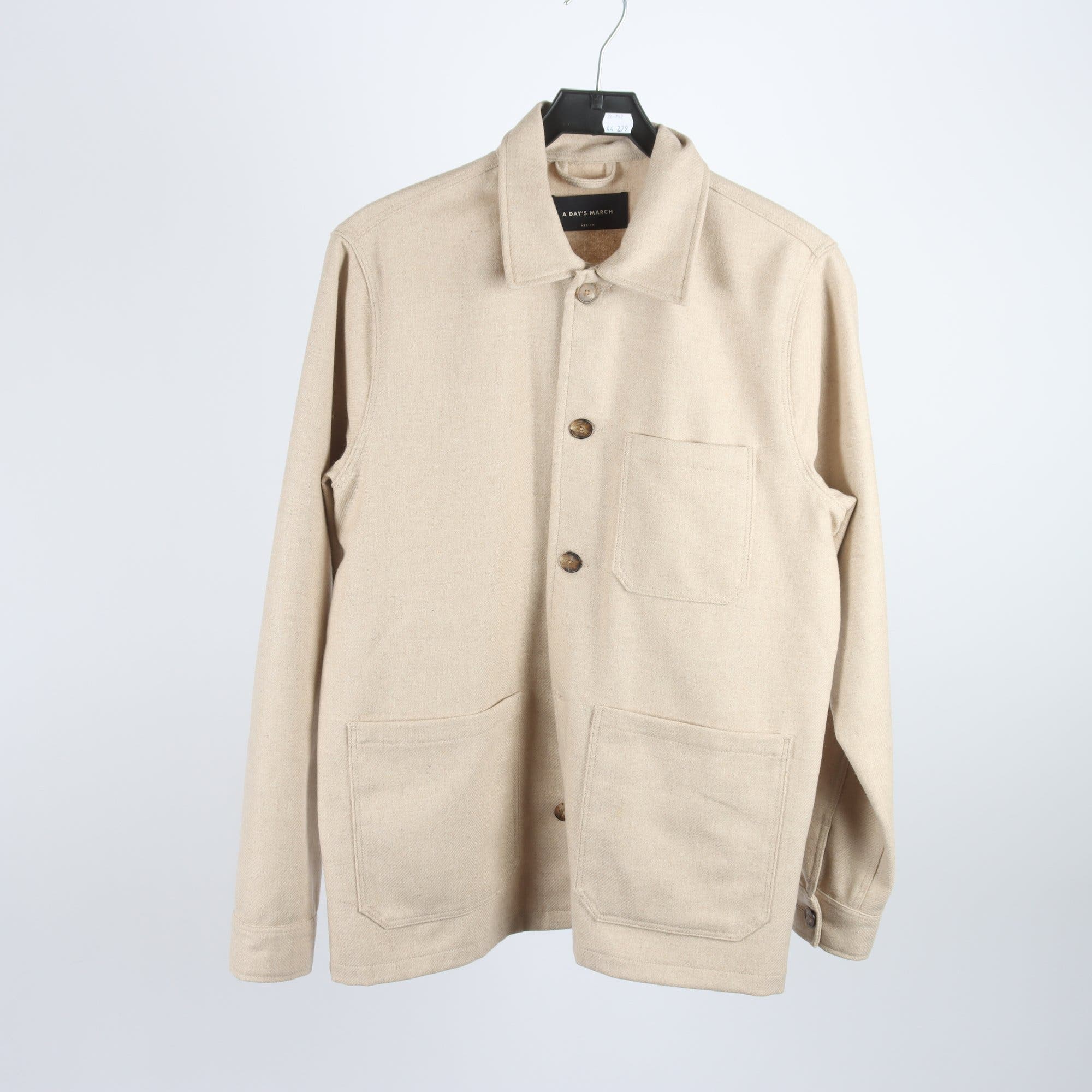 Overshirt, A Day’s March, ullblandning, stl. M