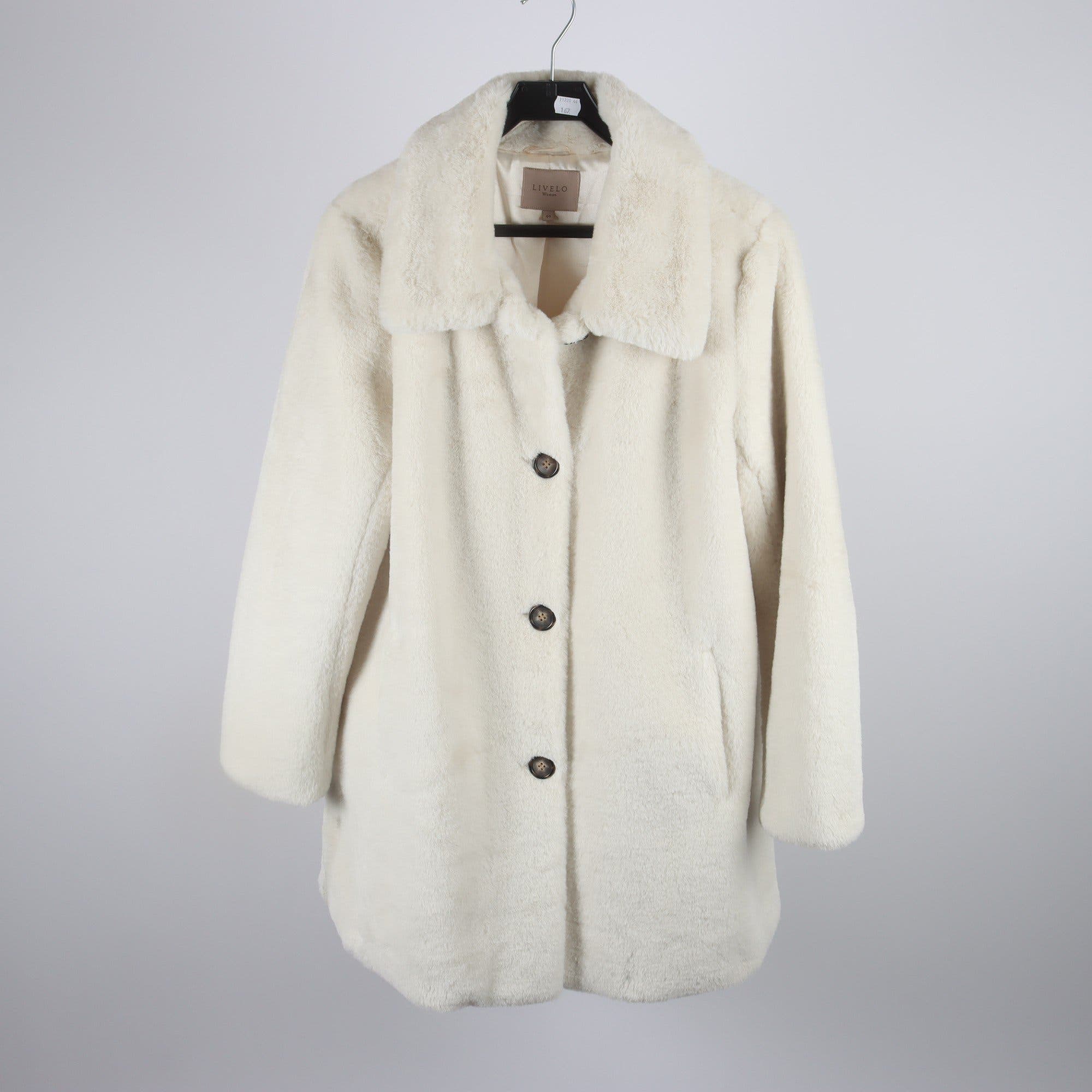 Kappa., Livelo, offwhite, fuskpäls, stl. 40
