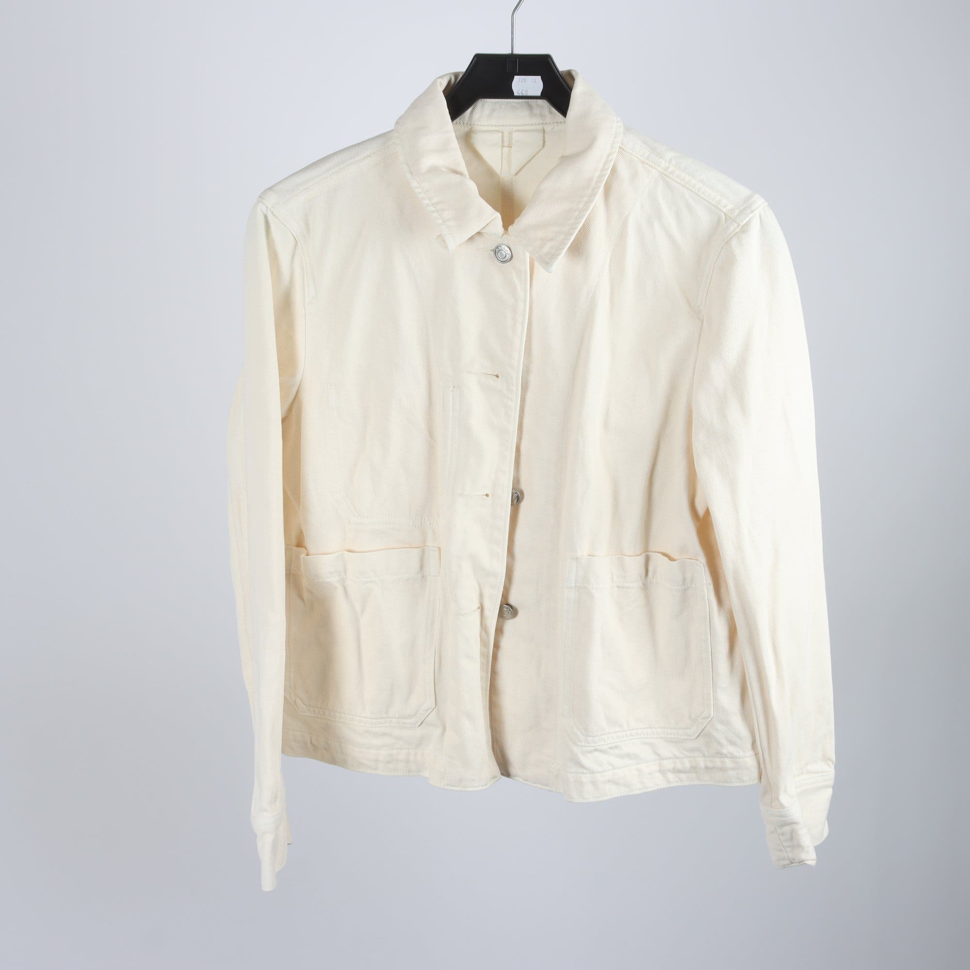 Jeansjacka, Arket, beige, stl. 36.
