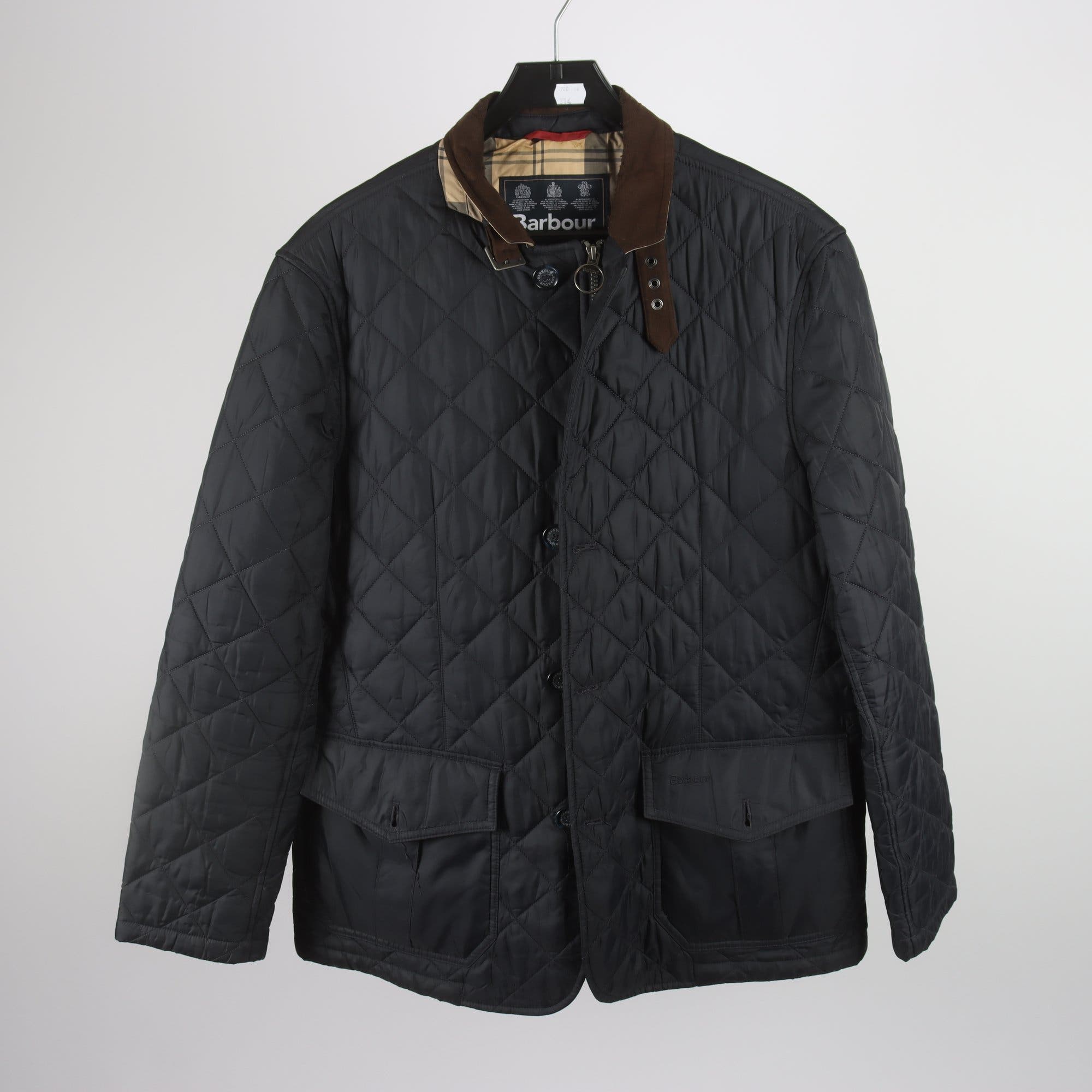 Quiltad jacka, Barbour, blå, stl. L.