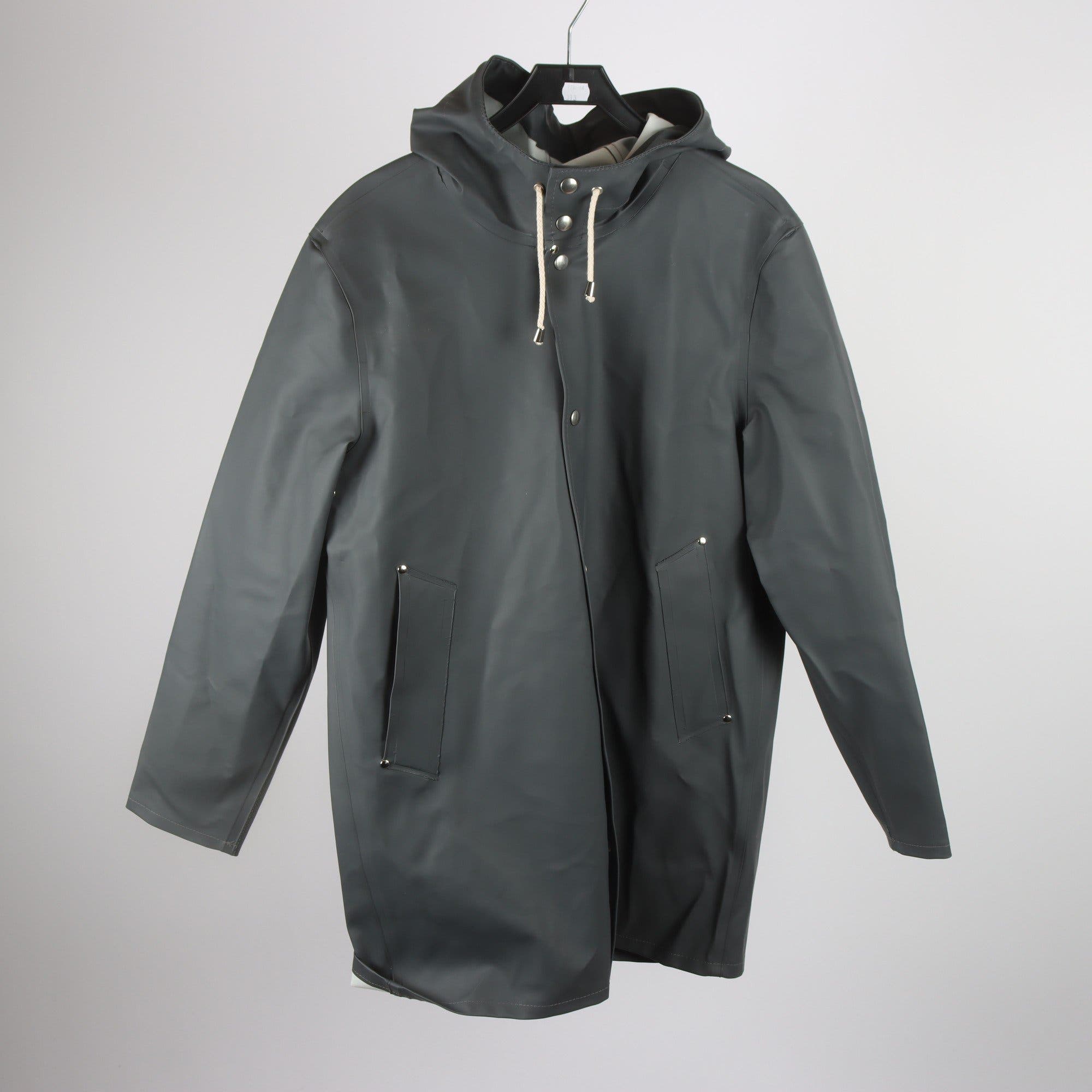 Regnjacka, Stutterheim, grå, stl. M.