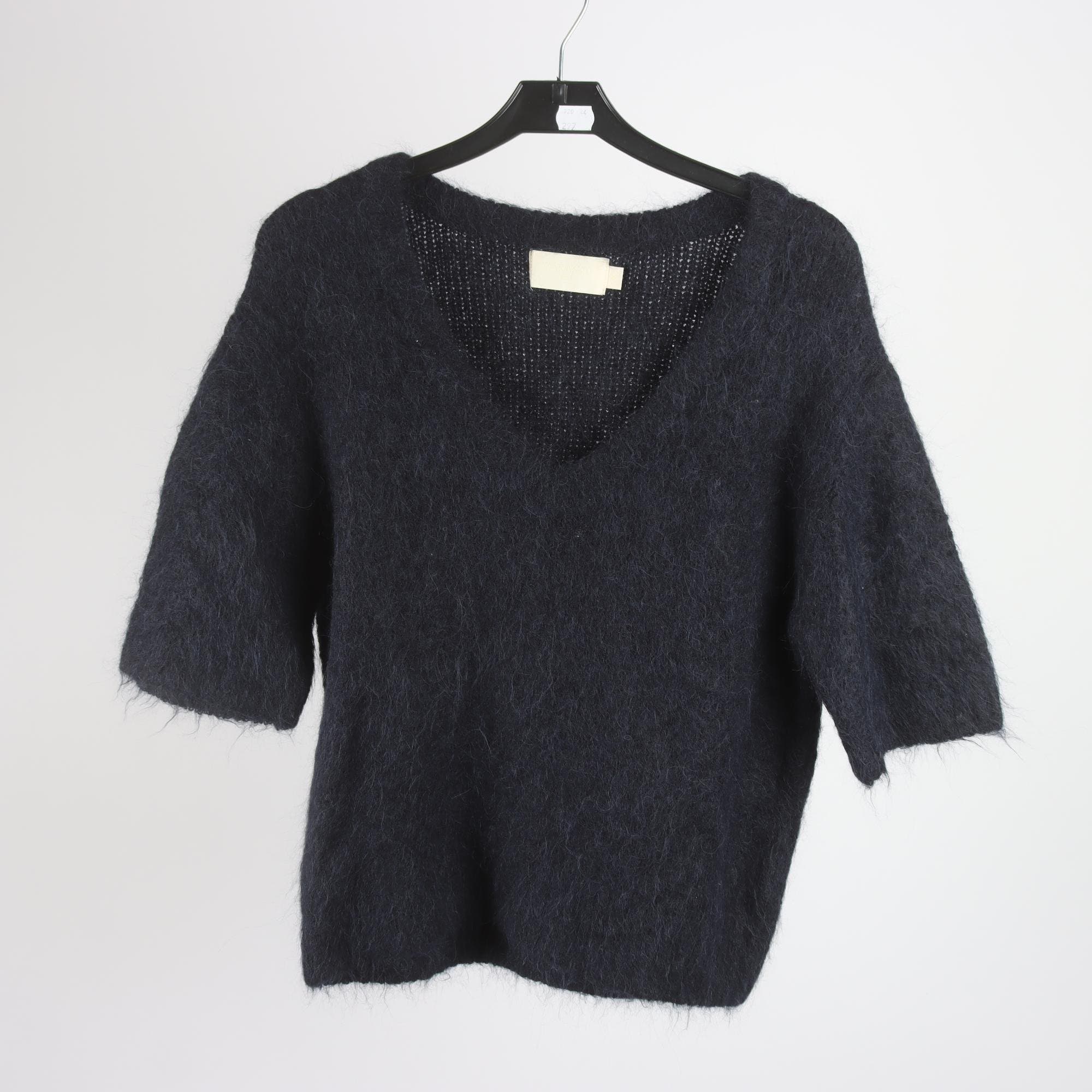 Tröja, Wakakuu, blå, 49% alpaca, stl. M.