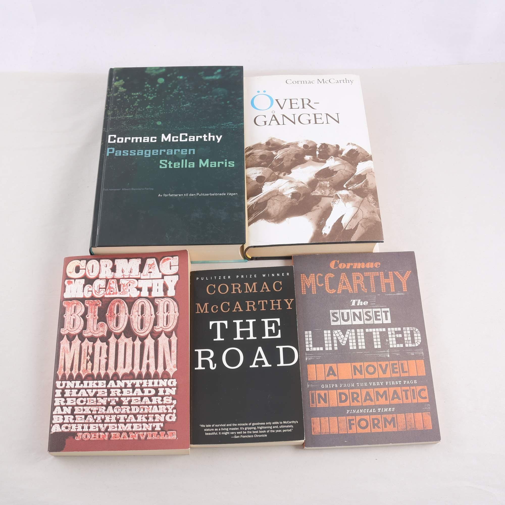 Cormac McCarthy, bokpaket med 5 volymer
