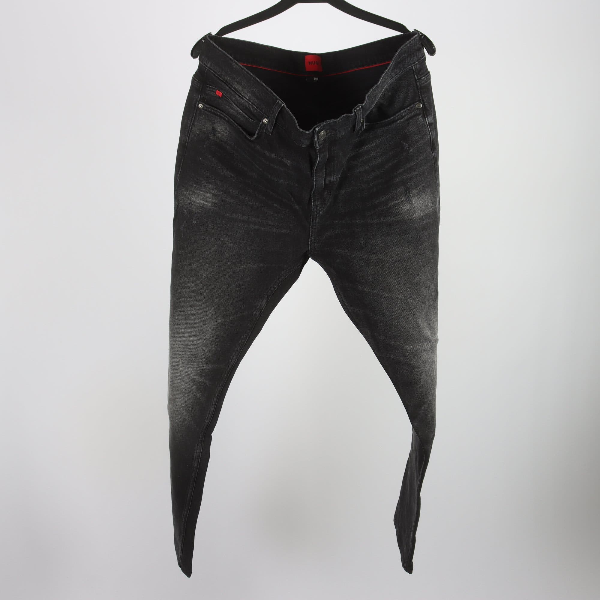Jeans, Hugo Boss, svart, stl. W33 L32