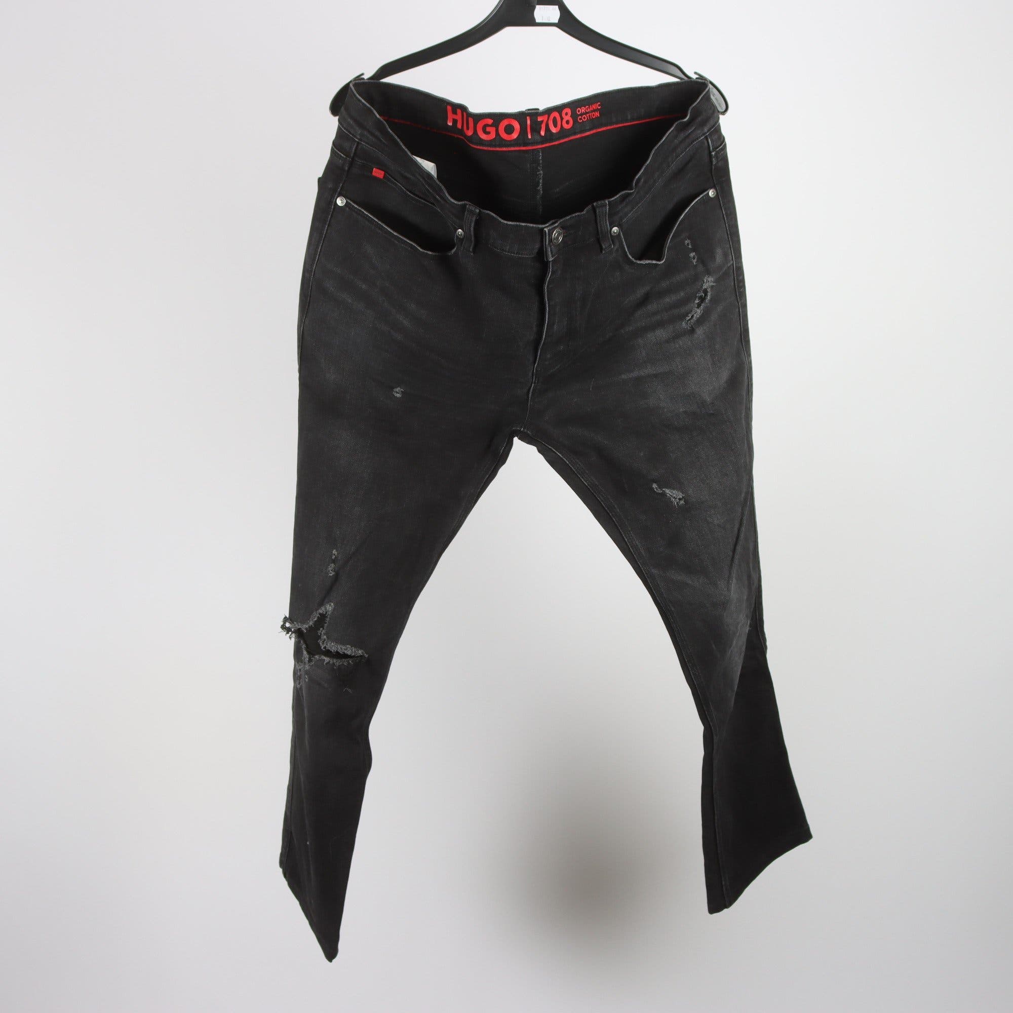 Jeans, Hugo Boss, svart, stl. W34 L32
