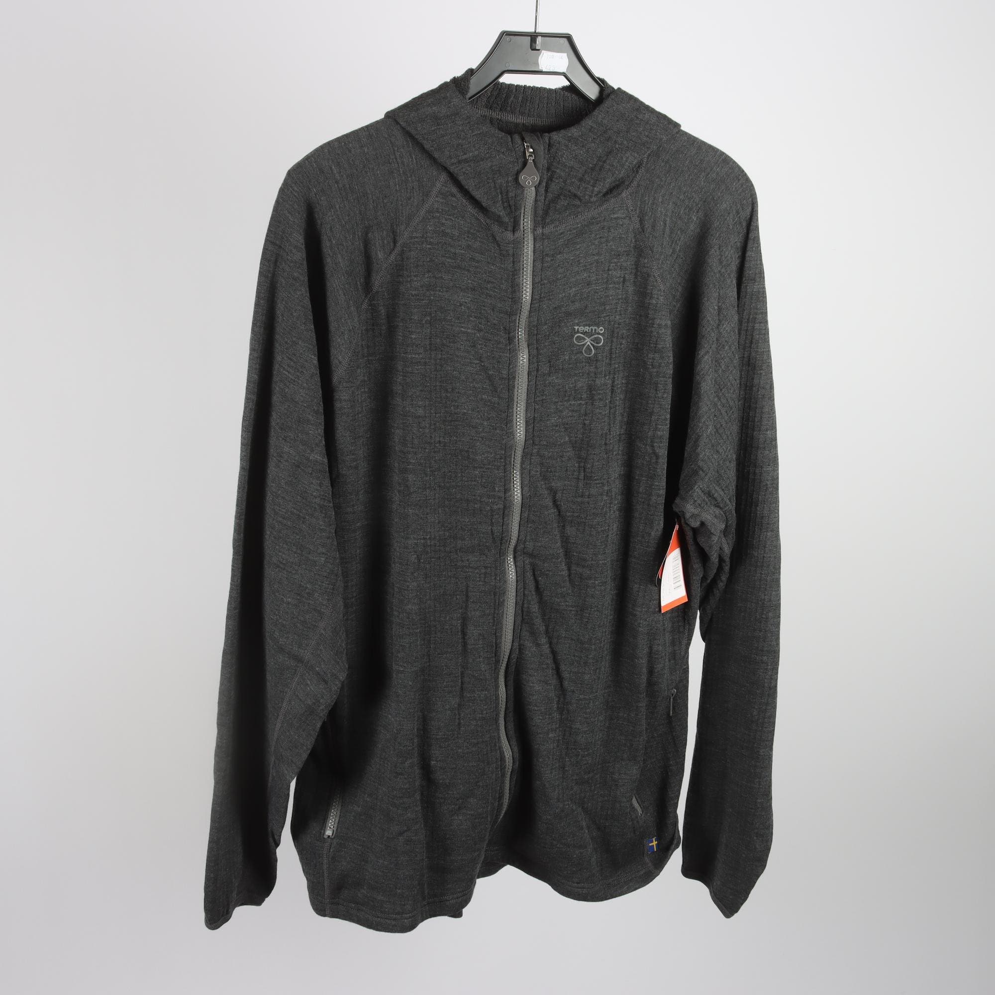 Tröja, Termo, grå, 33% ull, stl. XXL.
