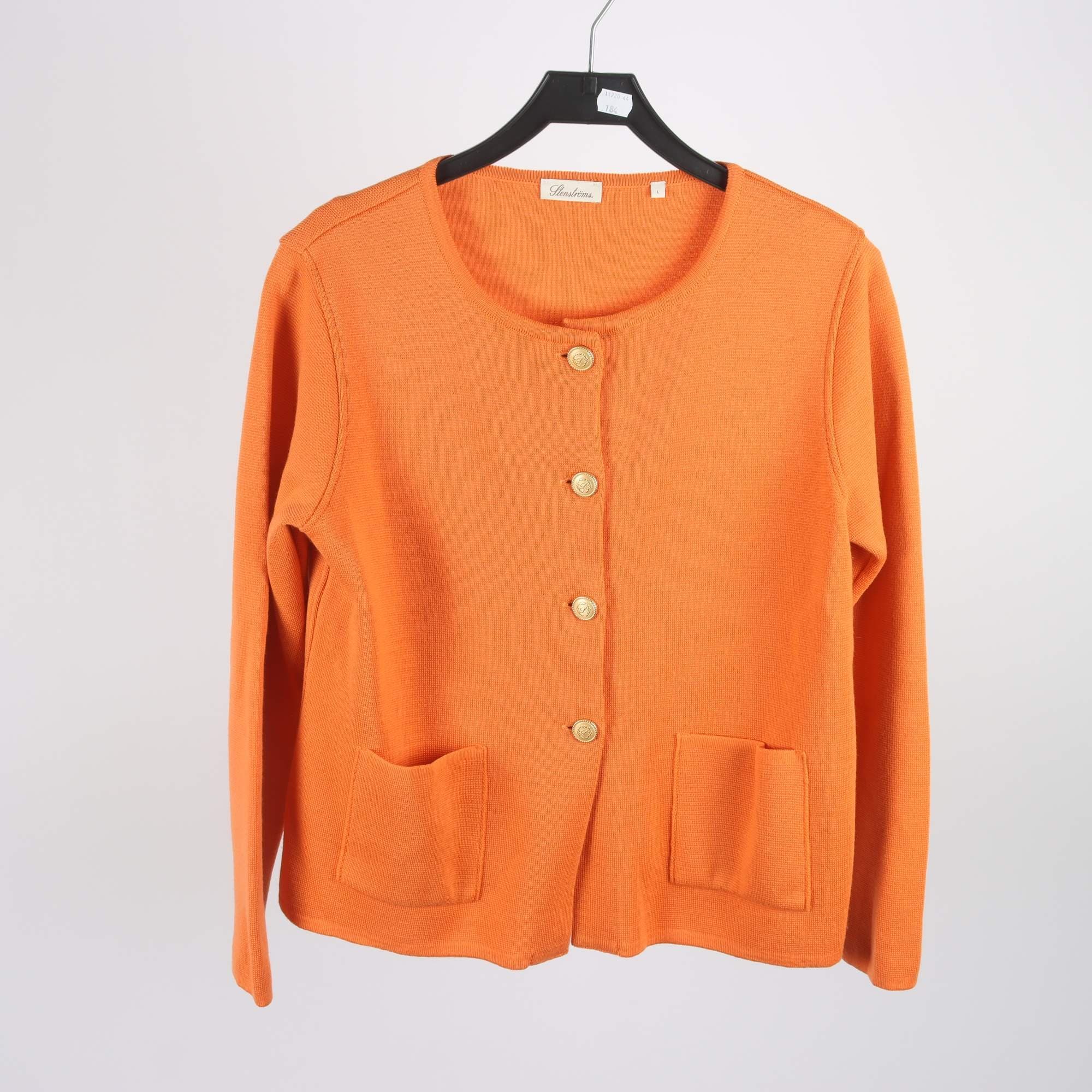 Kofta, Stenströms, terracotta/orange, 100% merinoull, stl. L