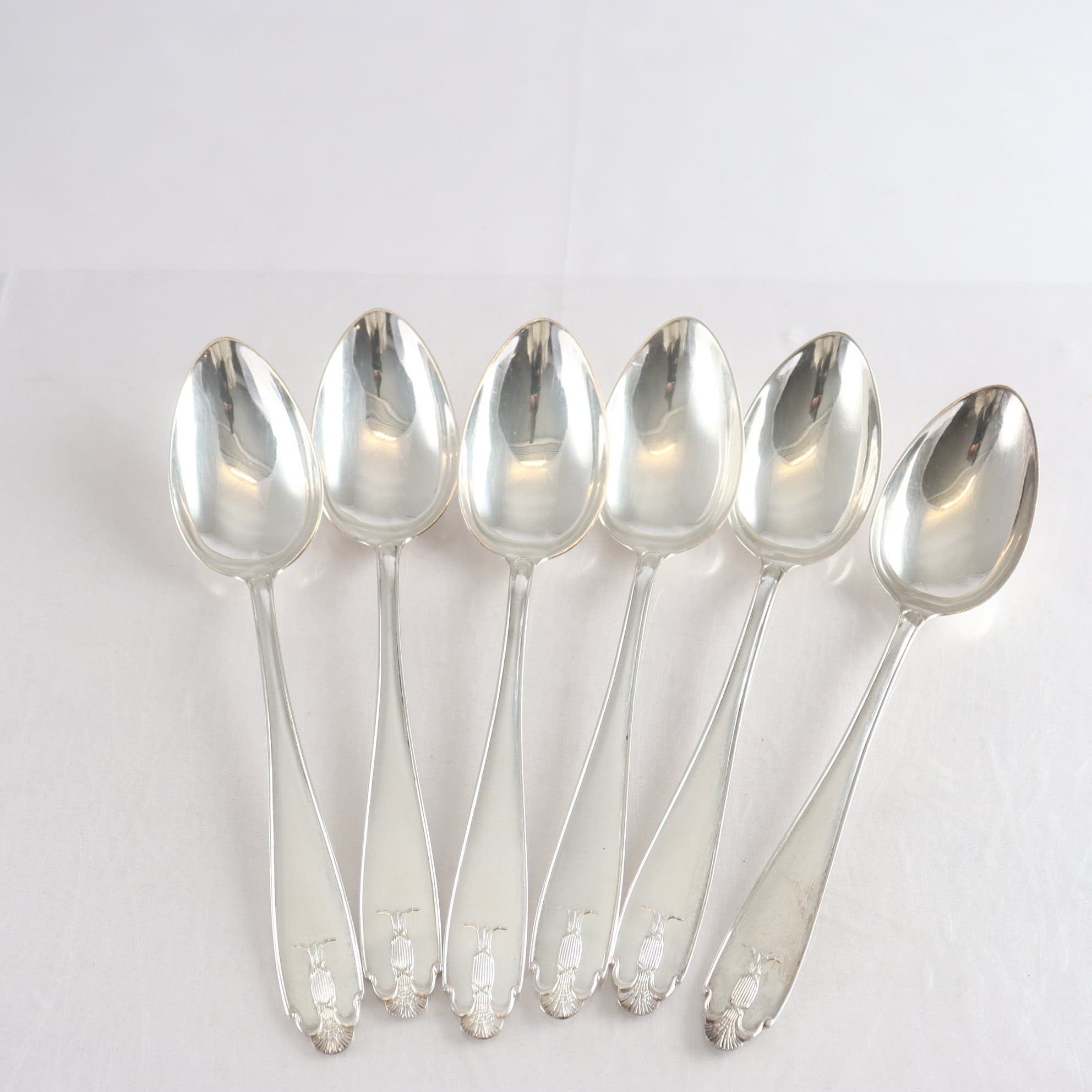 Matskedar, silver, kattfot, GAB