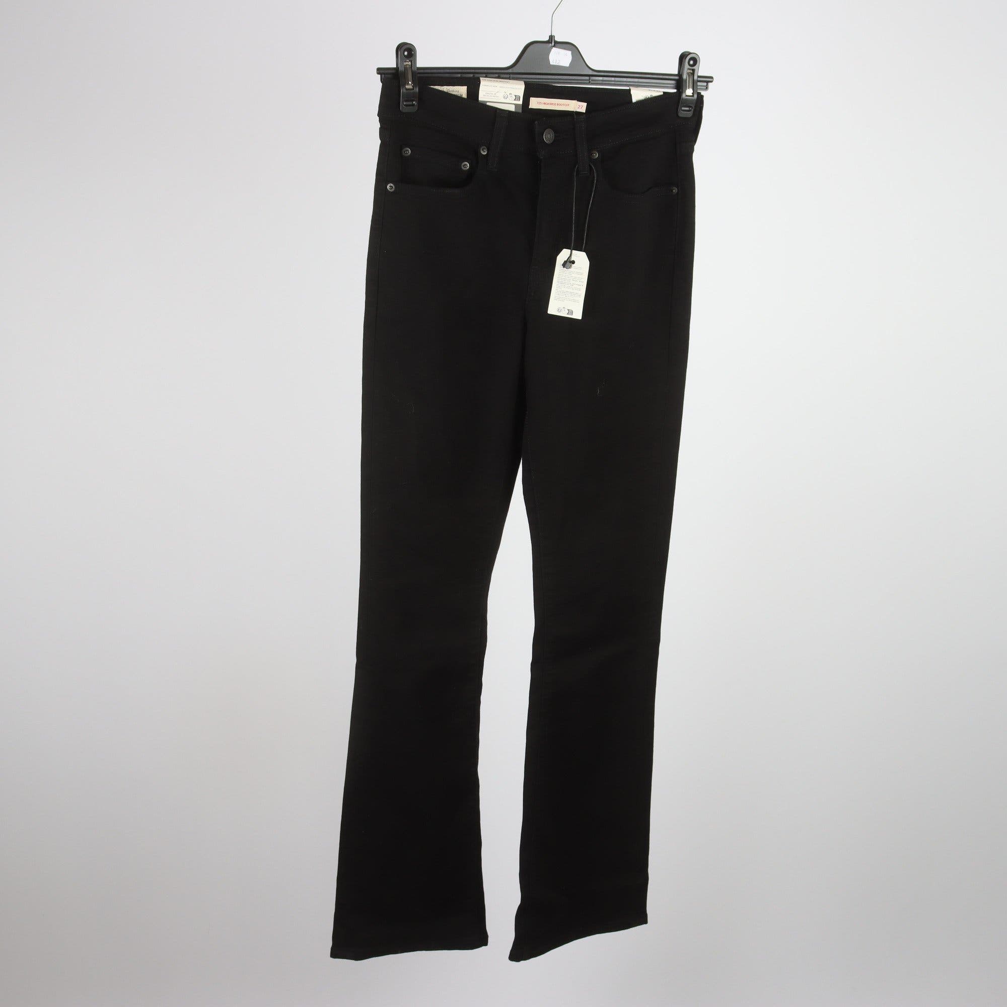 Jeans, Levis, 725, svart, stl. 27″/34.
