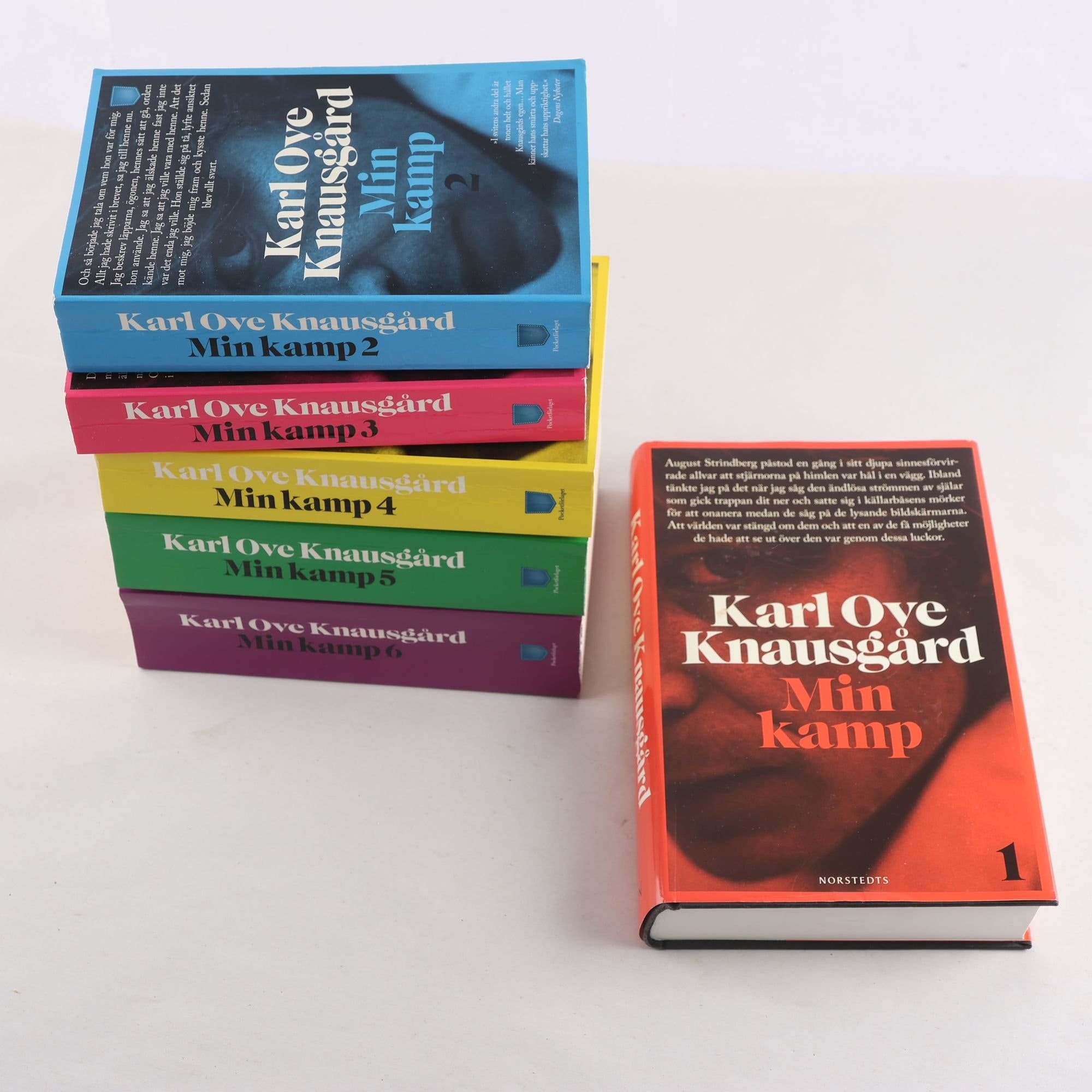 Bokpaket, Knausgård, min kamp 1-6