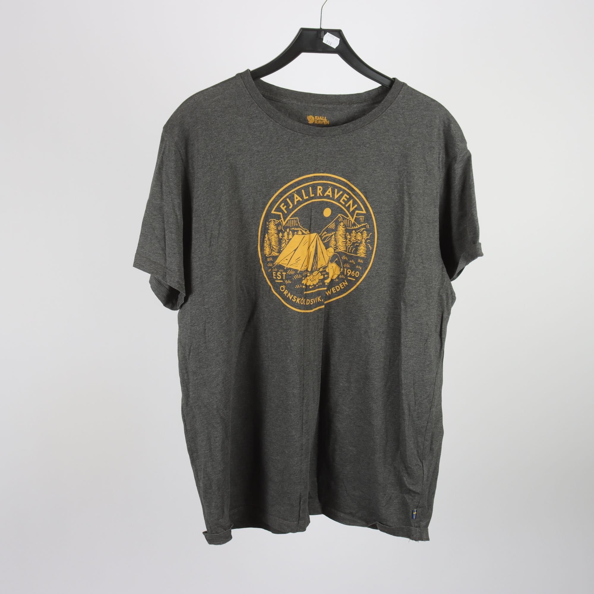 T-shirt, 2-pack, Fjällräven, grå, khakigrön, stl. XXL
