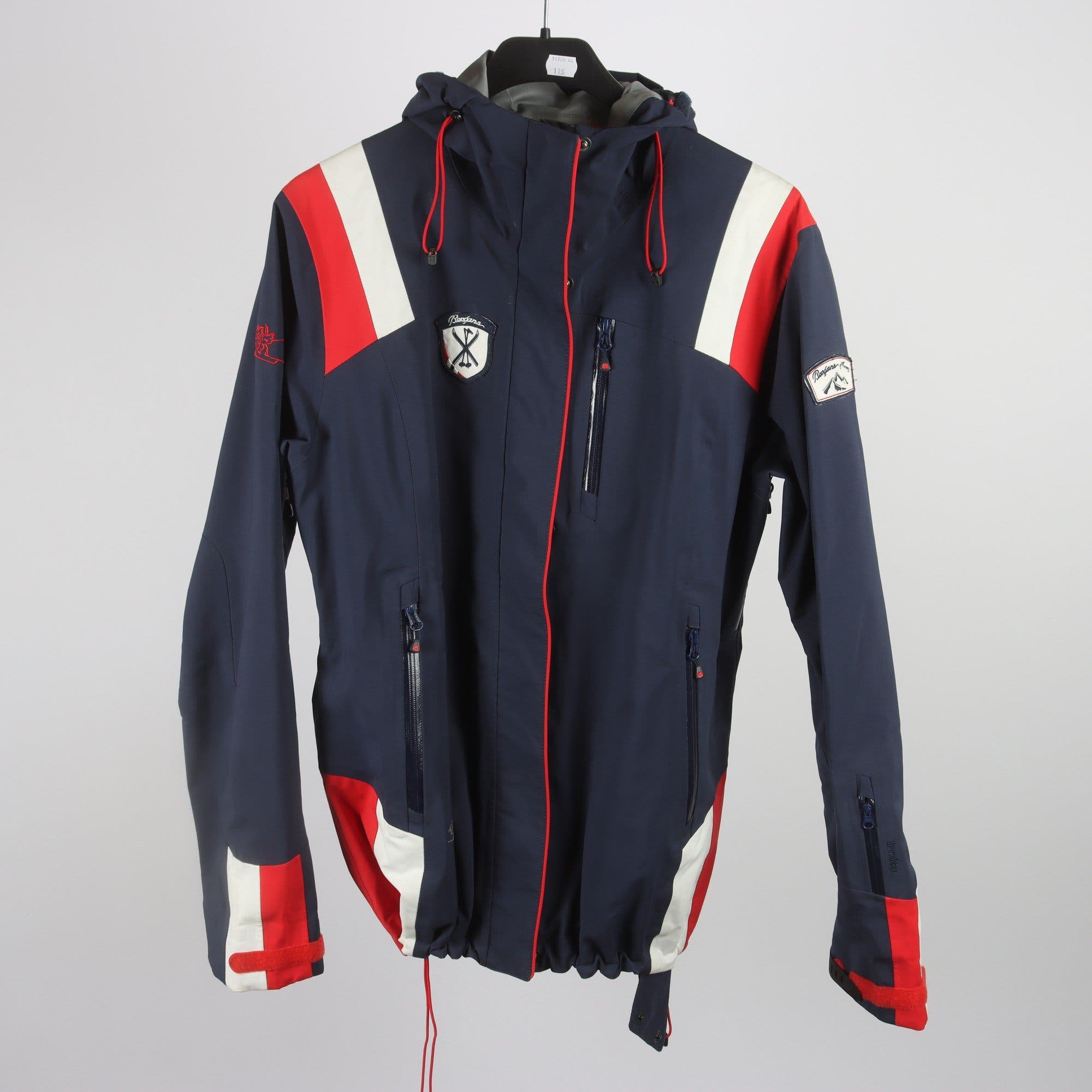 Skaljacka, Bergans of Norway, blå, vit, röd, stl. XL
