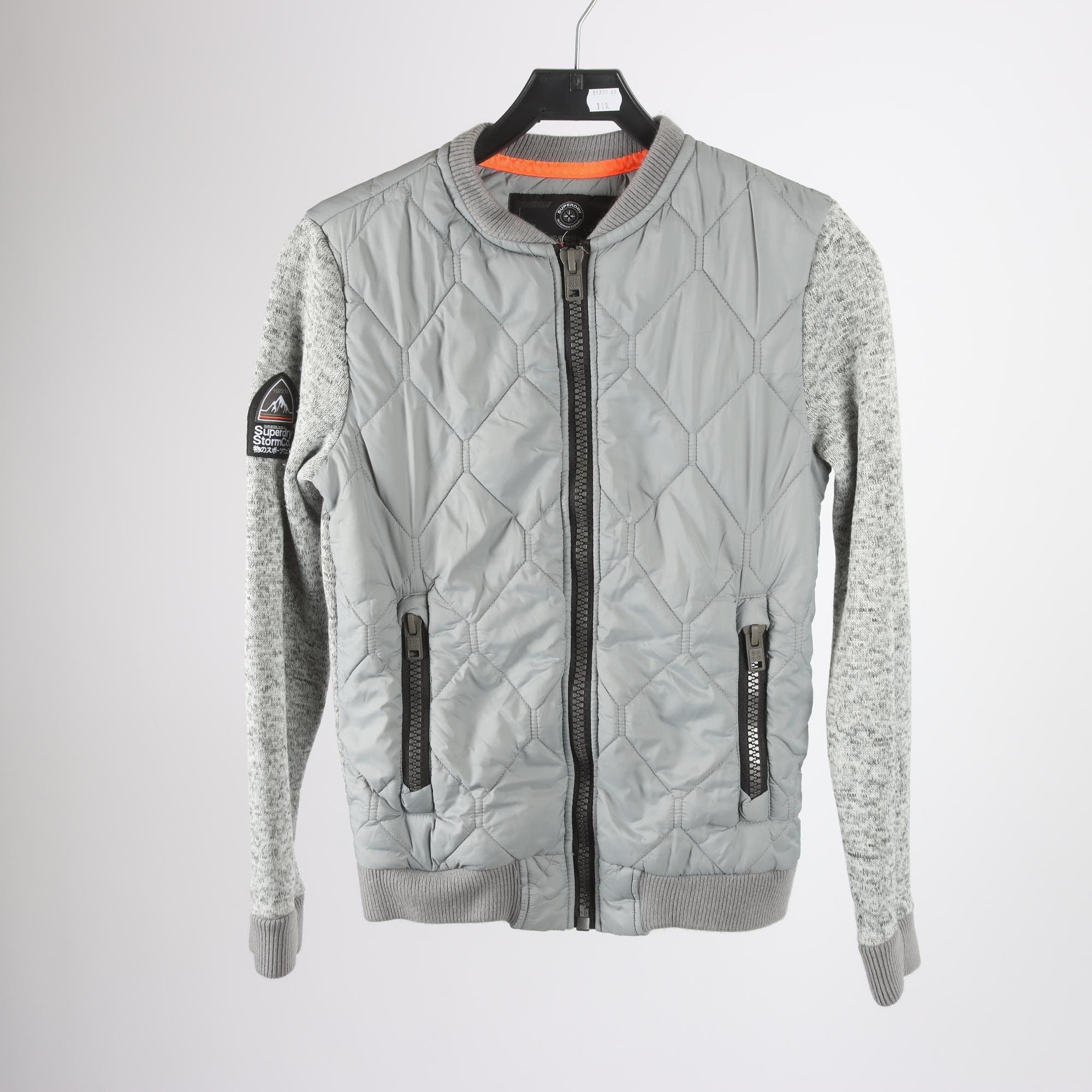 Tröja/jacka, Superdry, grå, stl. XS