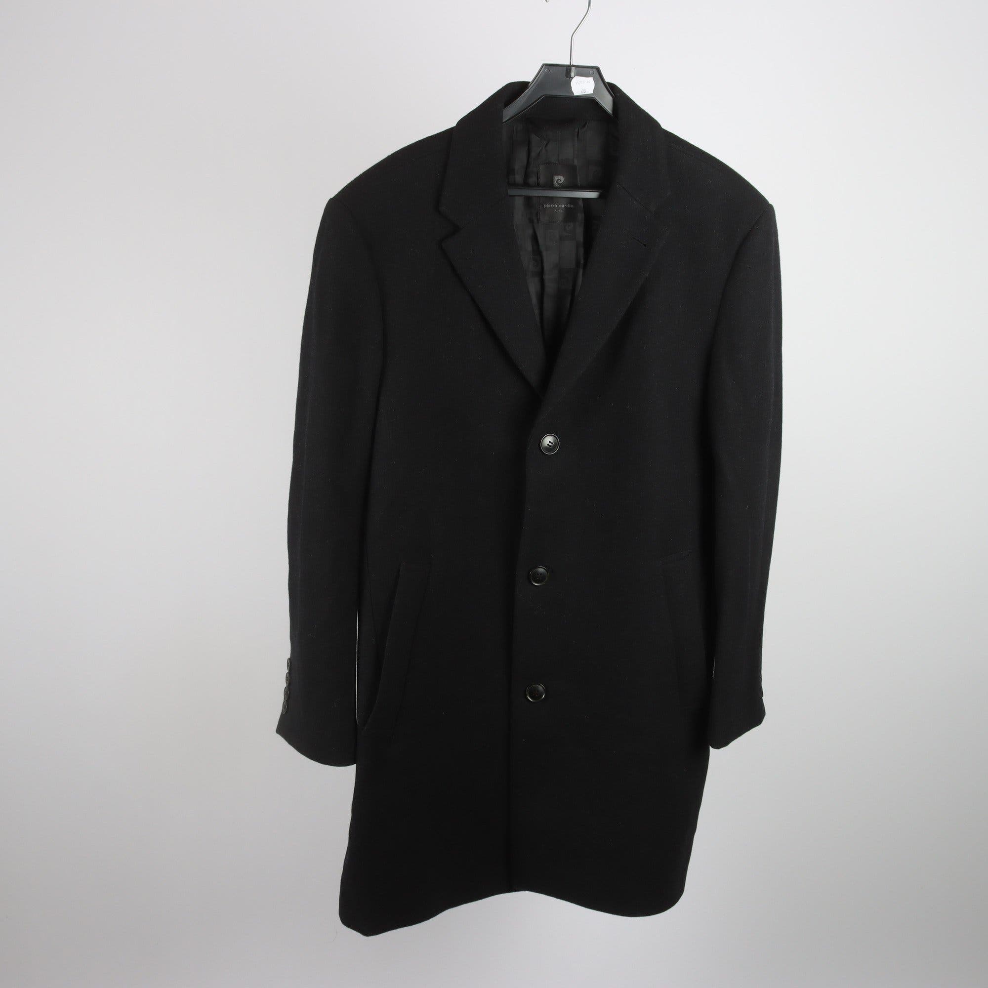 Rock, Pierre Cardin, svart, 60% ull, stl. 54