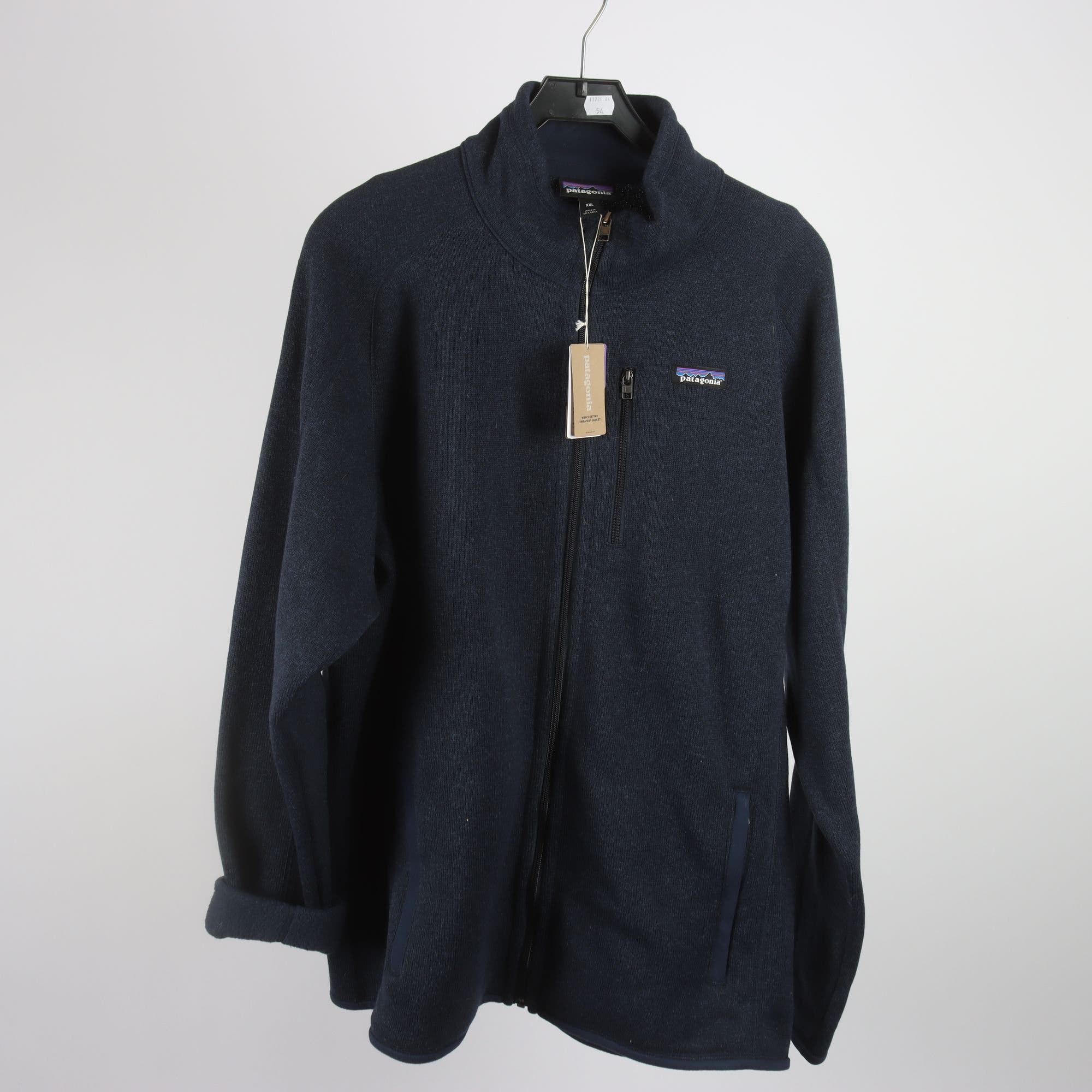 Sweater jacket, Patagonia, blå, stl. XXL