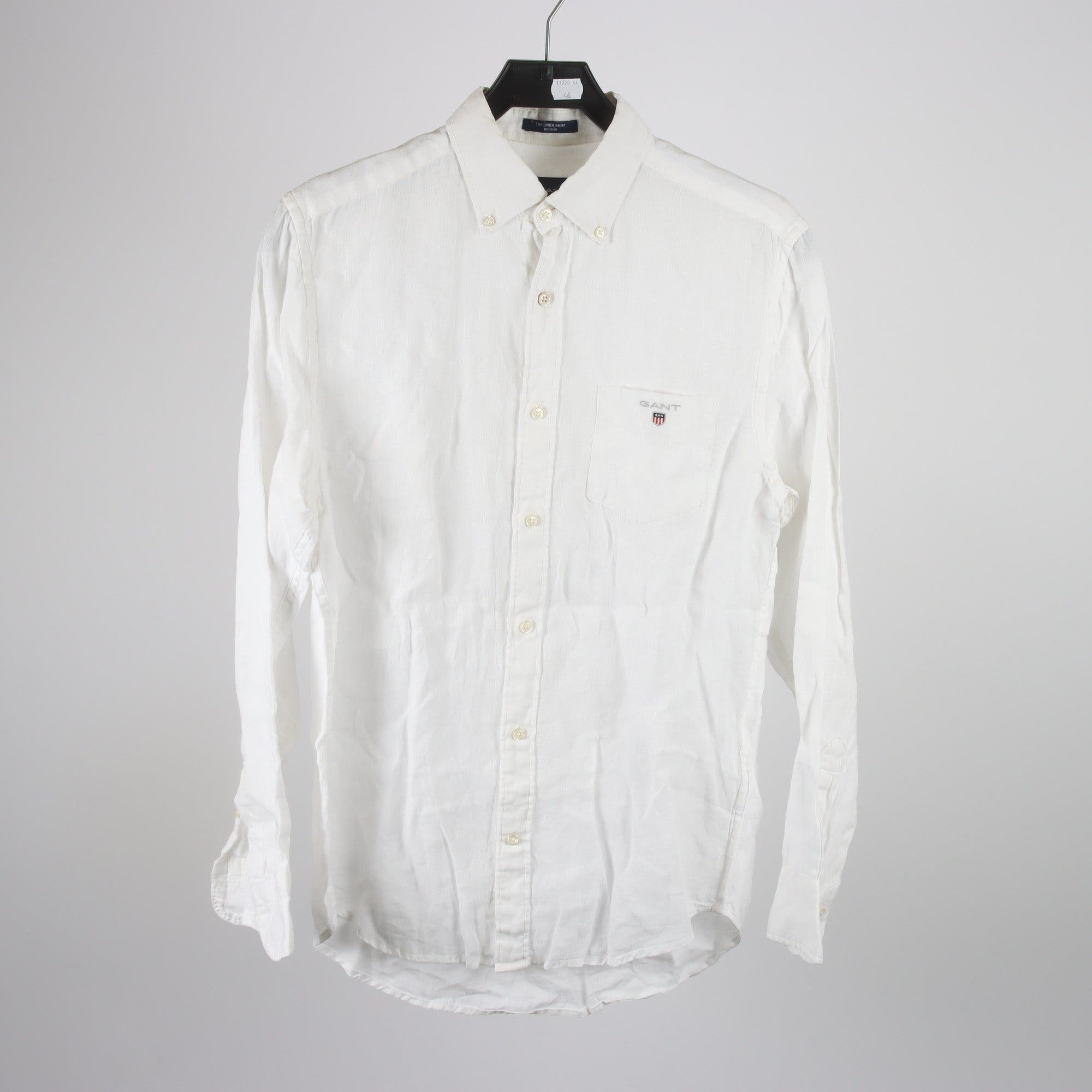 Skjorta, Gant, vit, 100% linne, stl. S