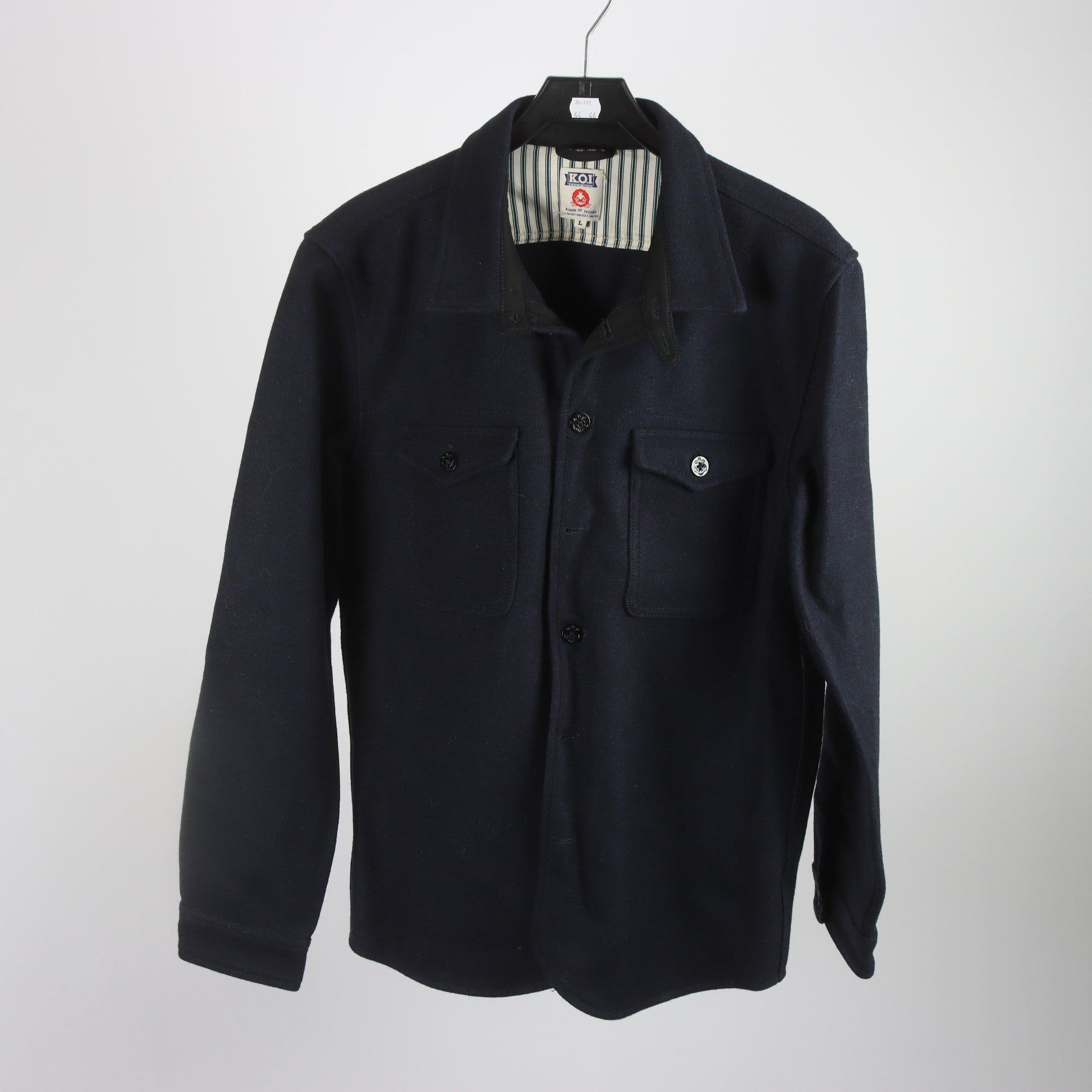 Overshirt, Kings of Indigo, ullblandning, stl. L