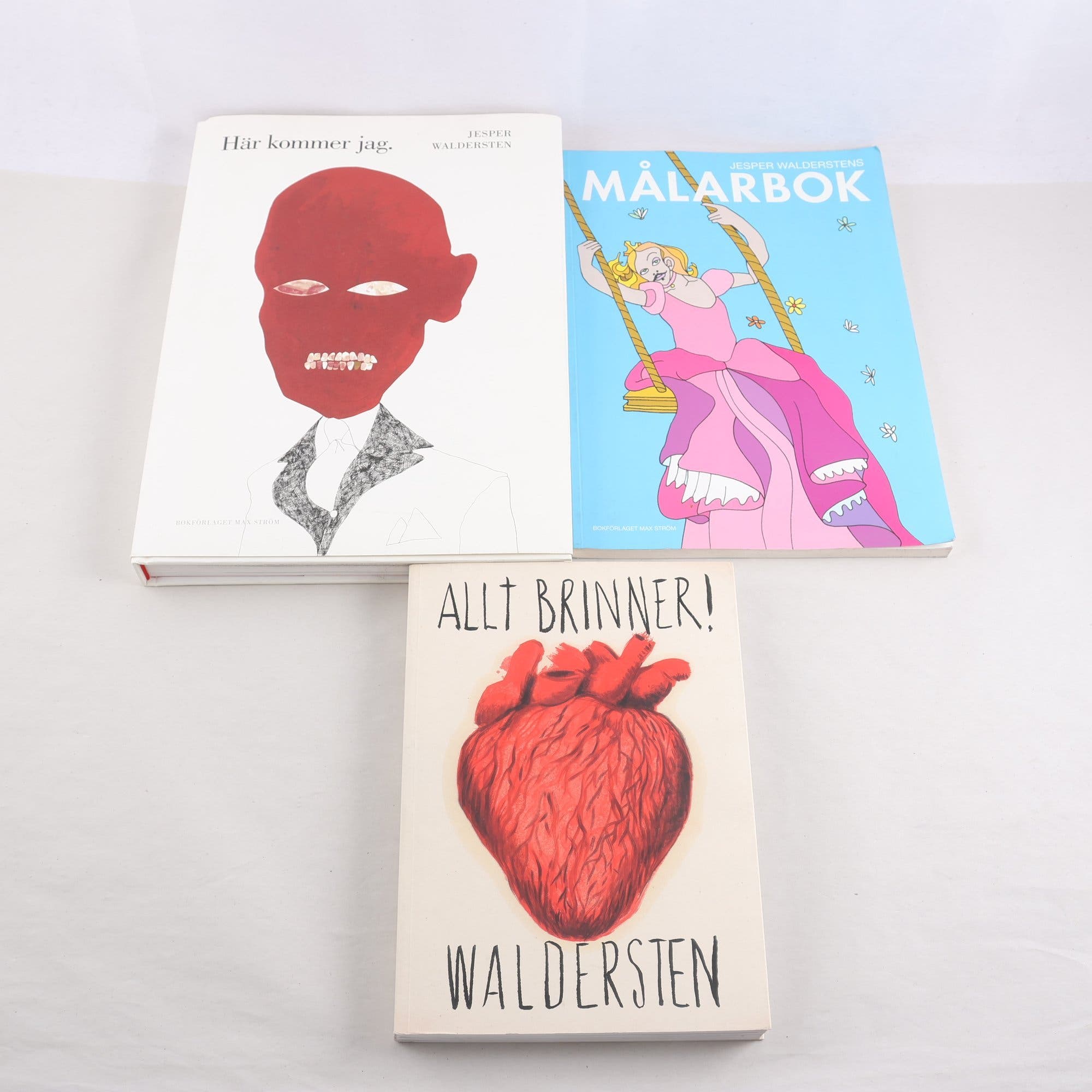 Jesper Waldersten, bokpaket med 3 volymer