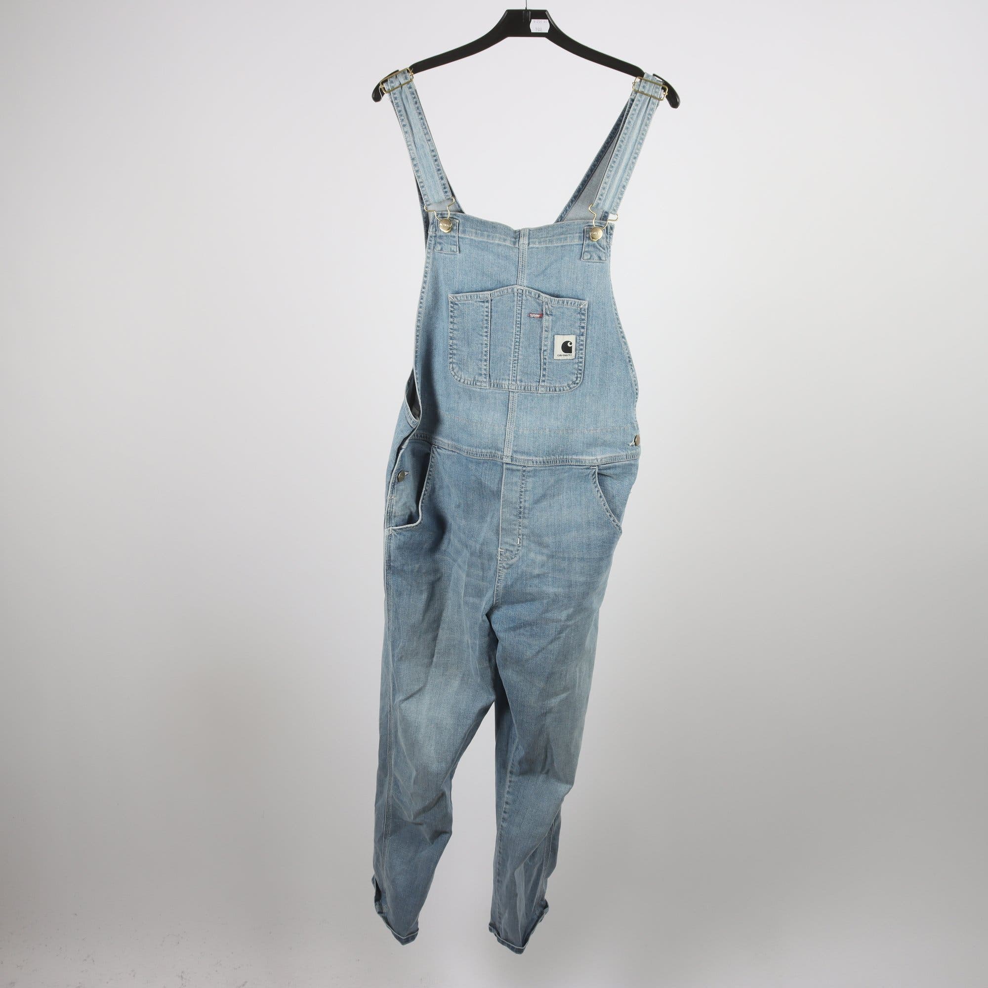 Hängselbyxor, Carhartt, blå, stl. M