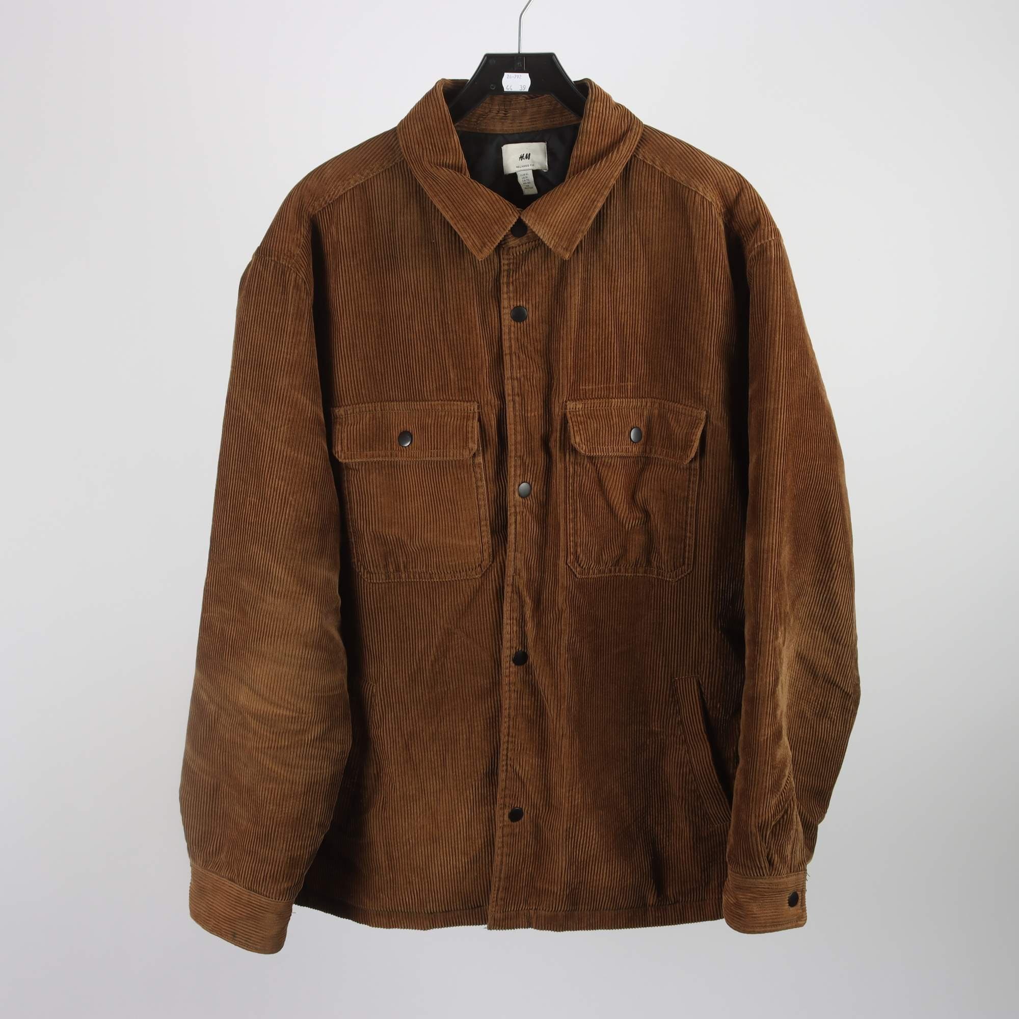 Fodrad overshirt, H&M, stl. XL
