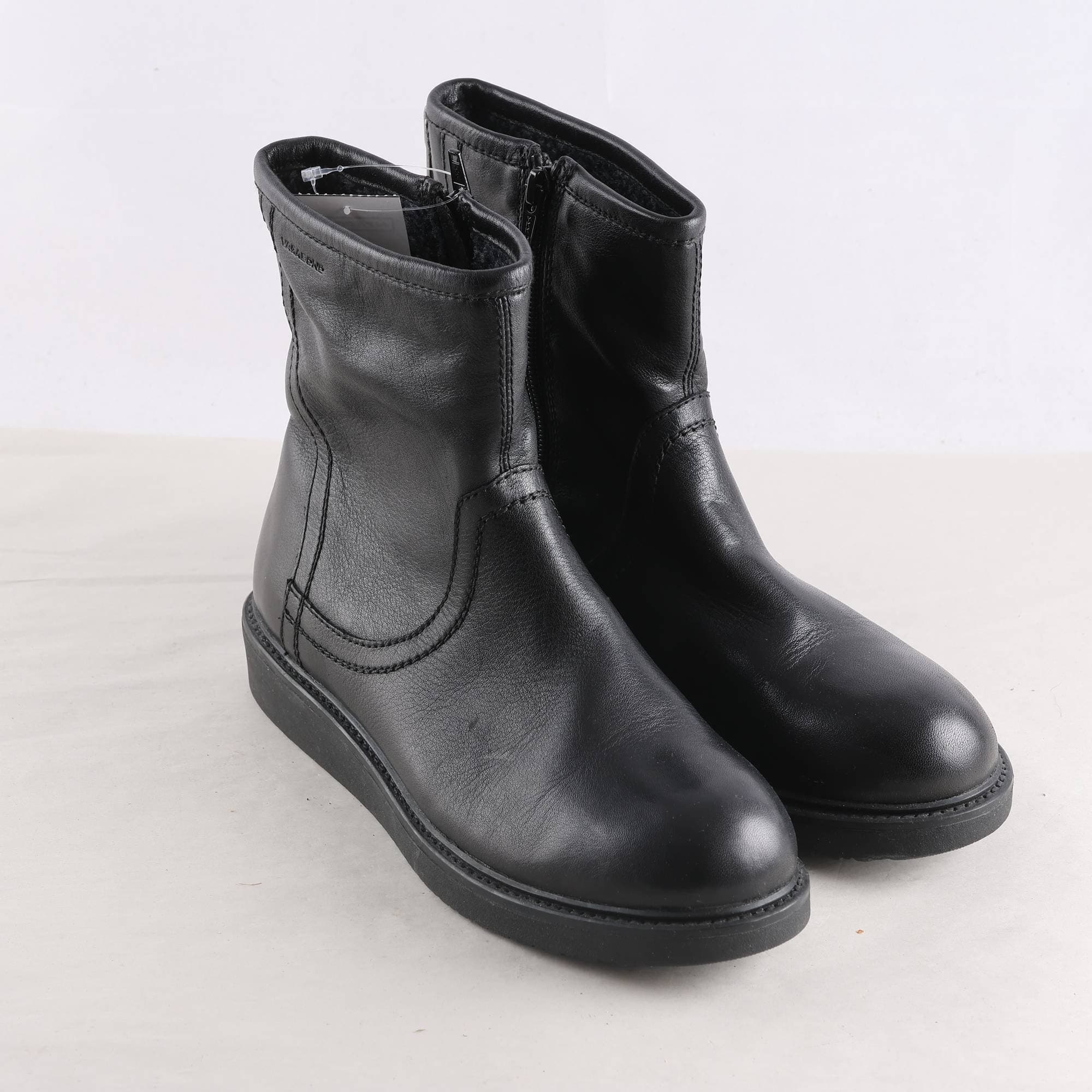 Fodrade boots, Vagabond, läder, stl. 39