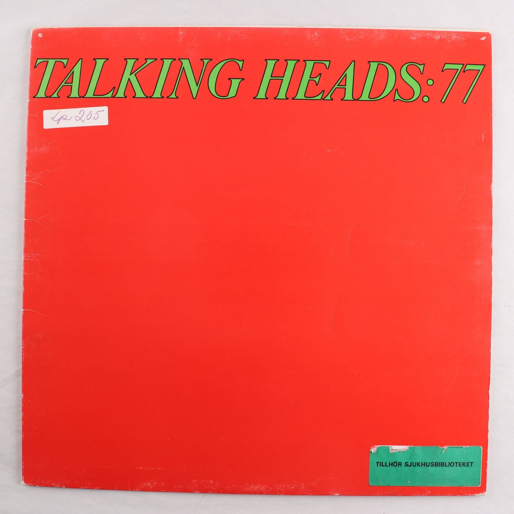 LP Talking Heads, S/T