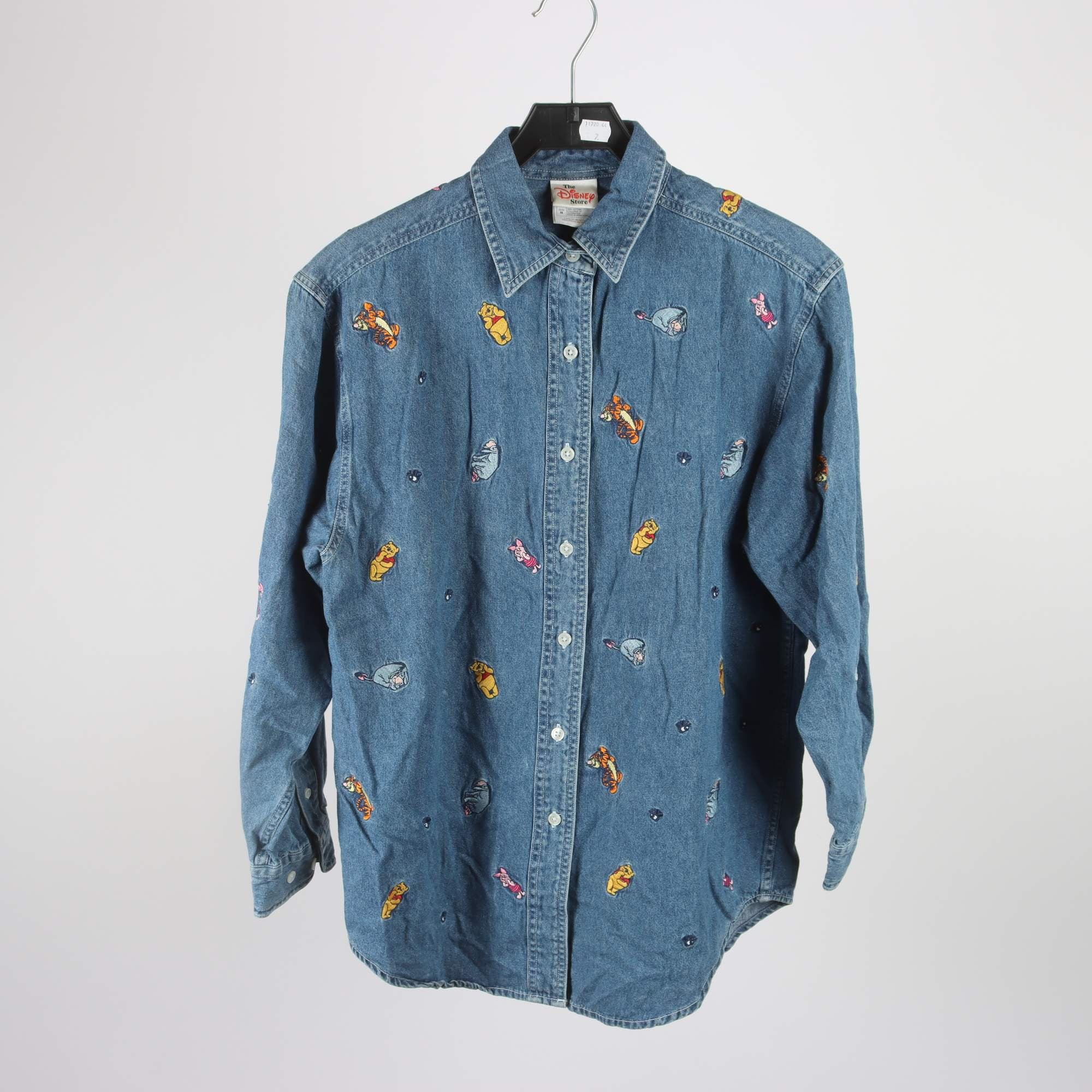Jeansskjorta, Disney, blå, stl. M